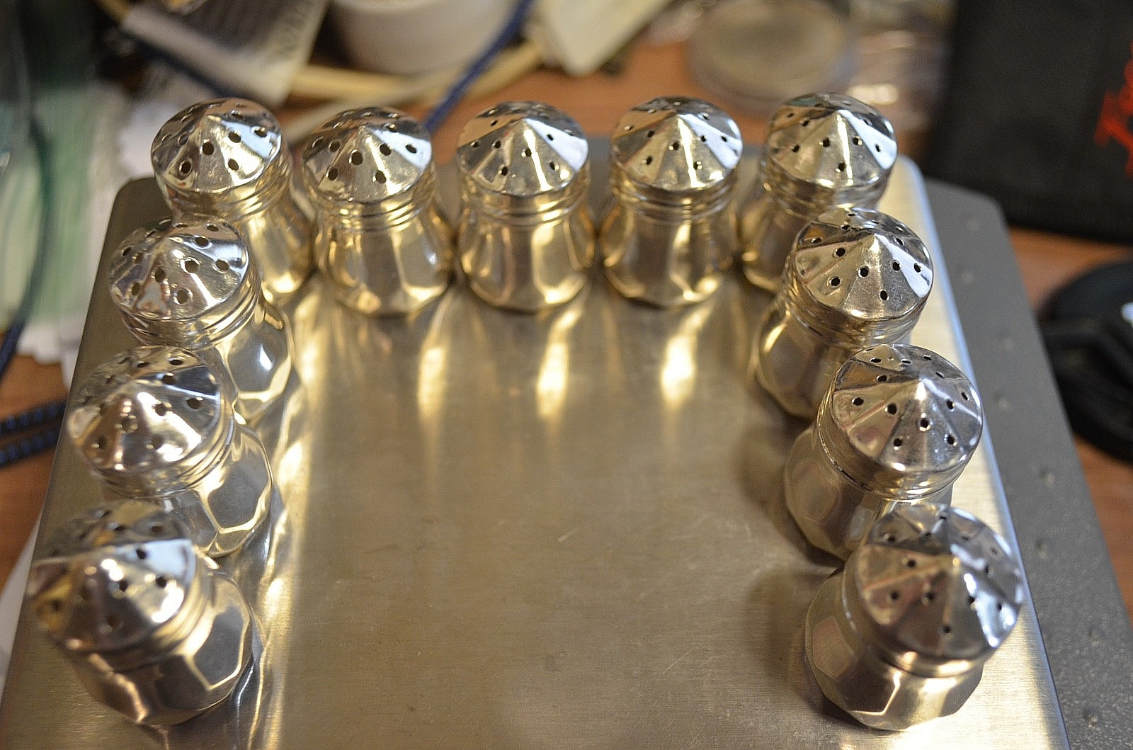 11 Vintage Sterling Silver Salt & Pepper Shakers Cleaned LORD SILVER INC
