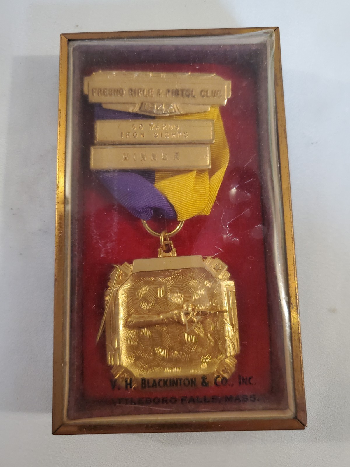 V.H. Blackinton & Co. 1947 rifle shooting competition Medal