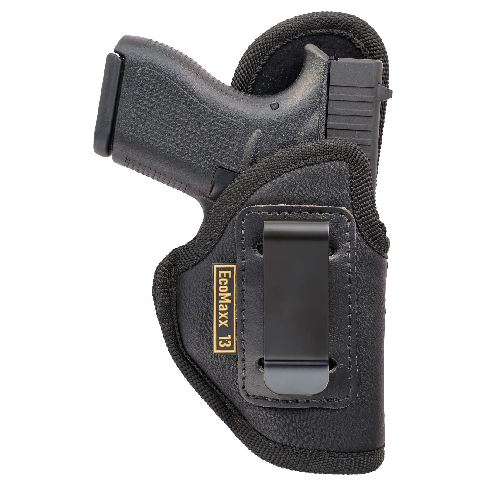 Maxx Carry IWB Gun Holster – Optic Ready, Soft Leatherette, Right Hand