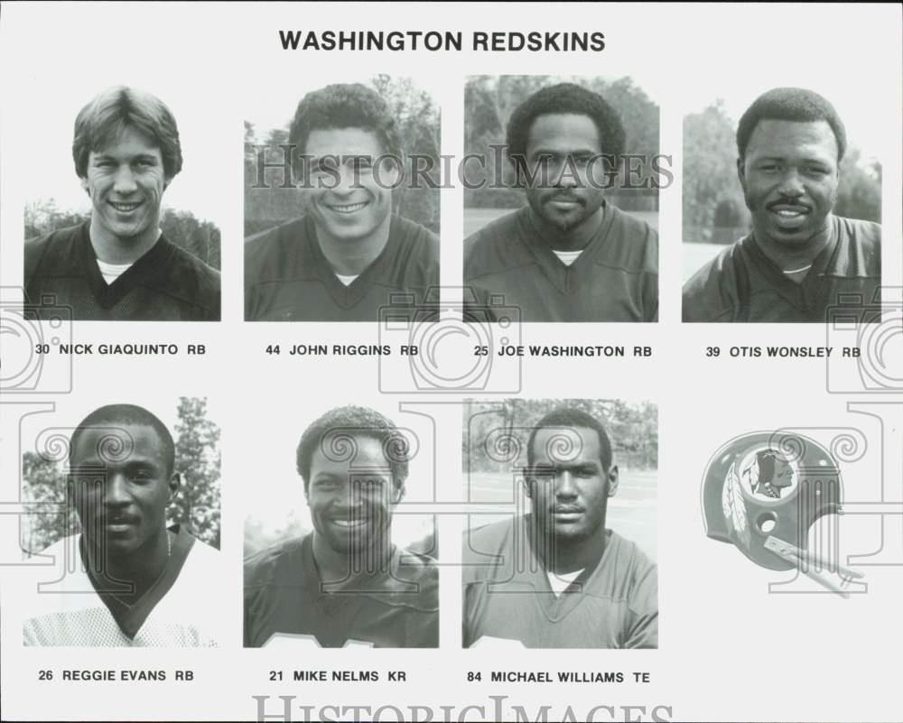 Press Photo Washington Redskins players - lra52571
