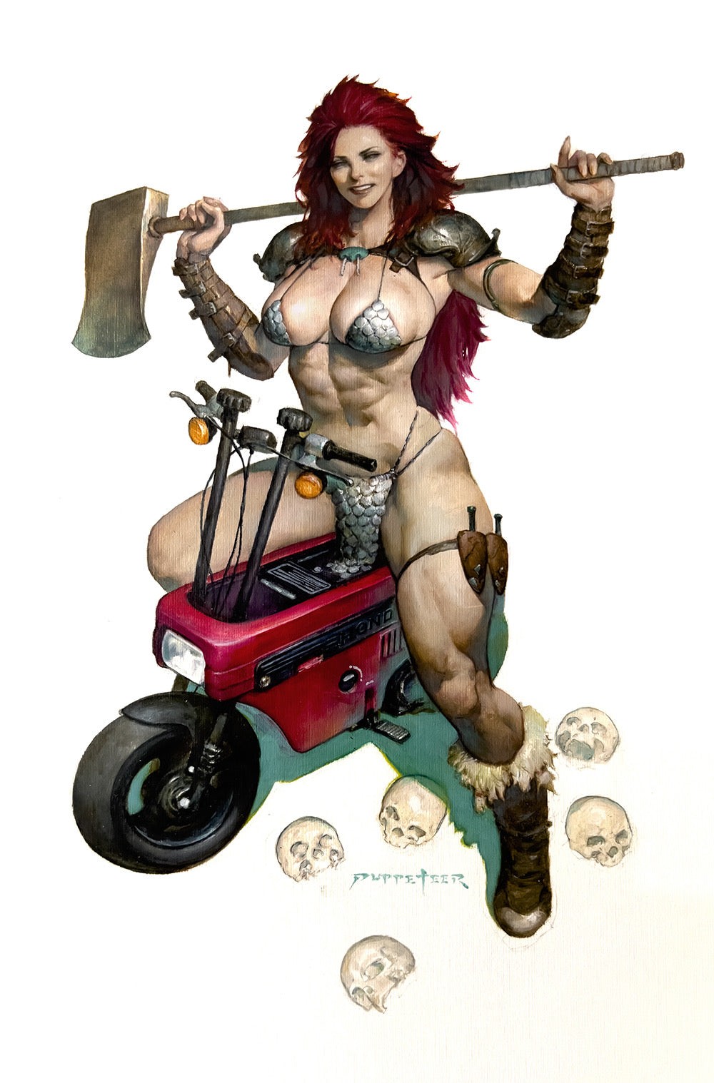 SONJA REBORN #2 NM PUPPETEER LEE 616 COMICS VIRGIN VARIANT LTD 500 EXCLUSIVE