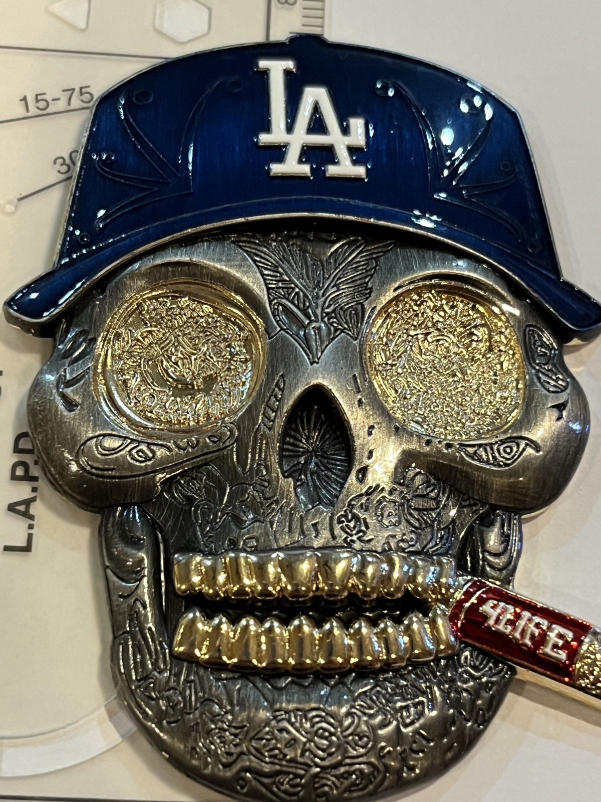LA Dodgers/ ICE Coin/ US Immigration/Customs Coin / 4 Life - Police - LAPD
