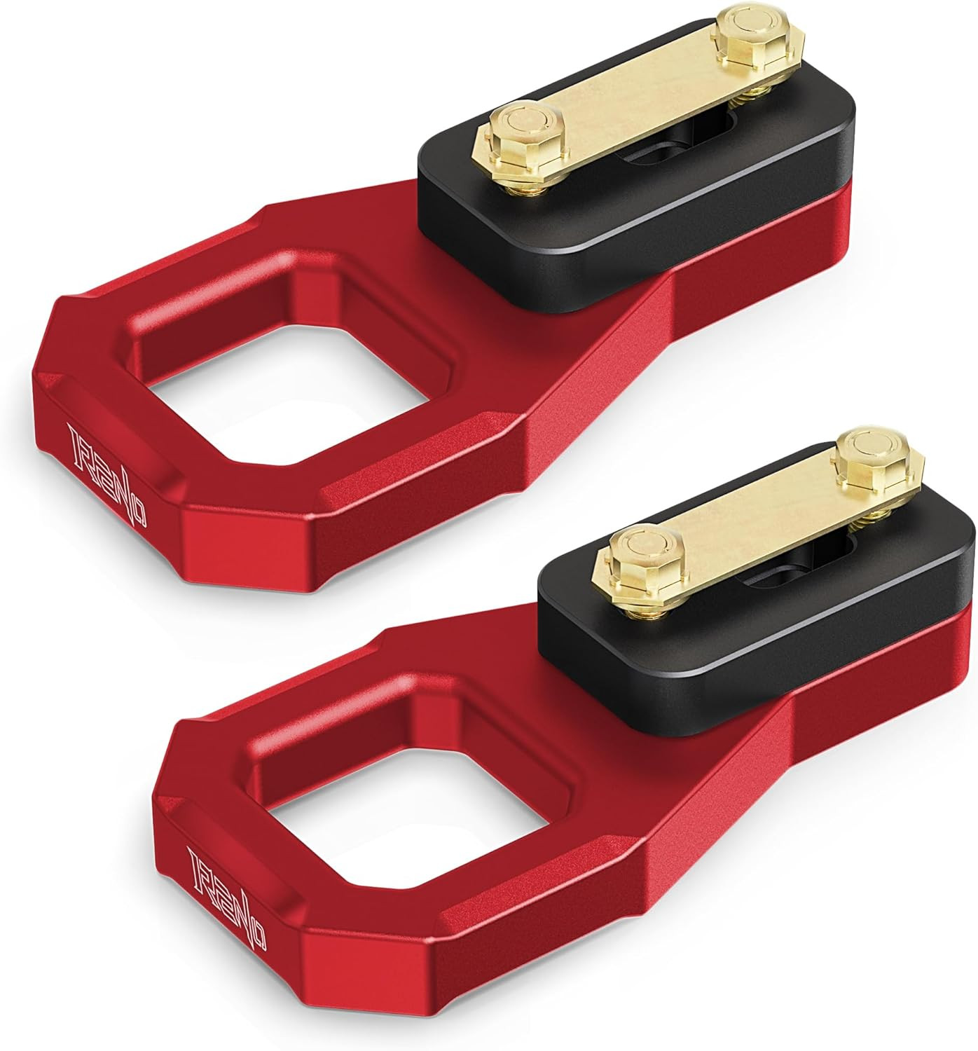 Tow Hooks, F150 Raptor 2WD/4WD Front & Rear Truck Recovery Hooks (Red)