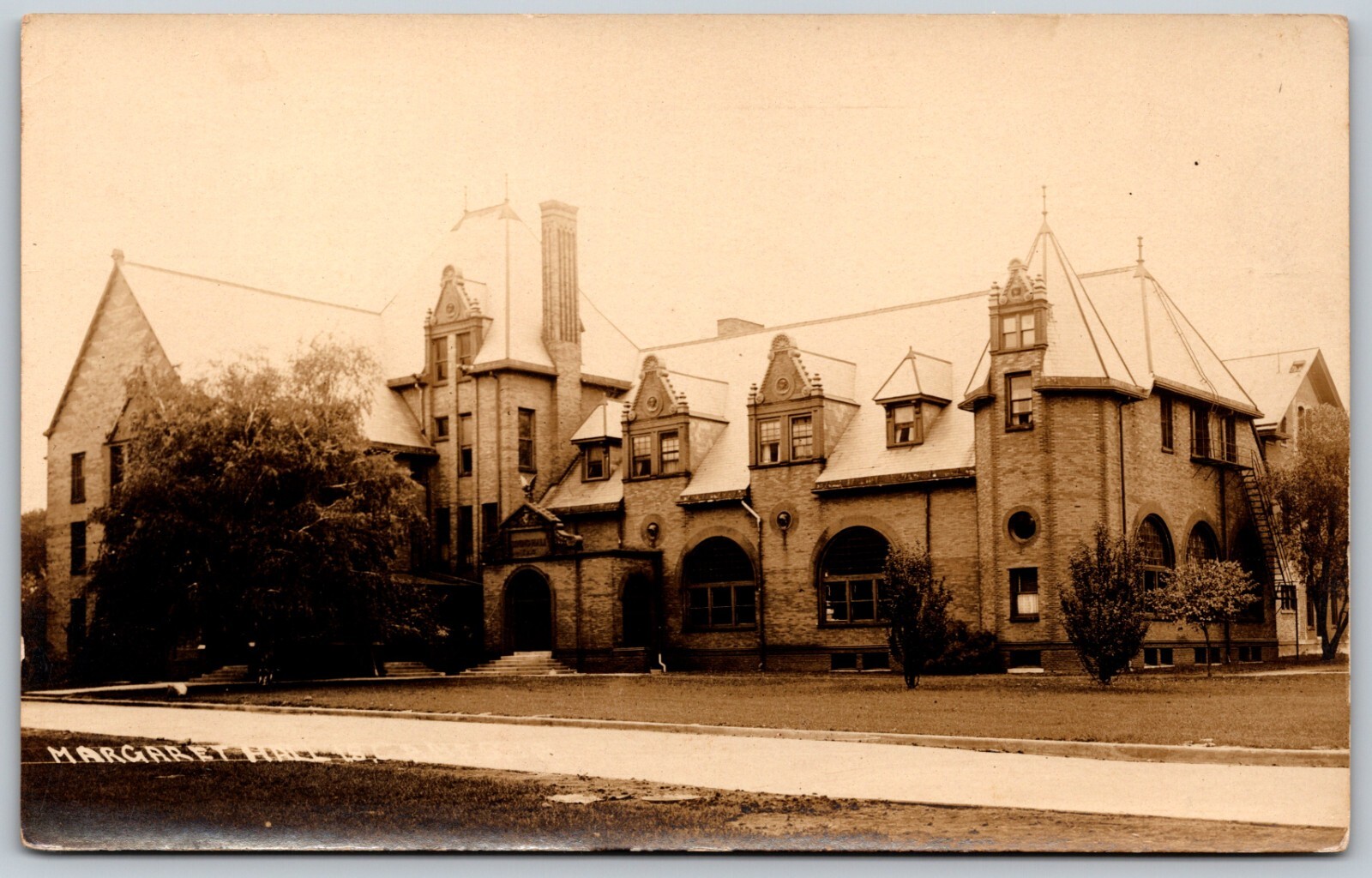 c1910s RPPC Margaret Hall Iowa State College AMES Iowa Rare ANTIQUE Postcard