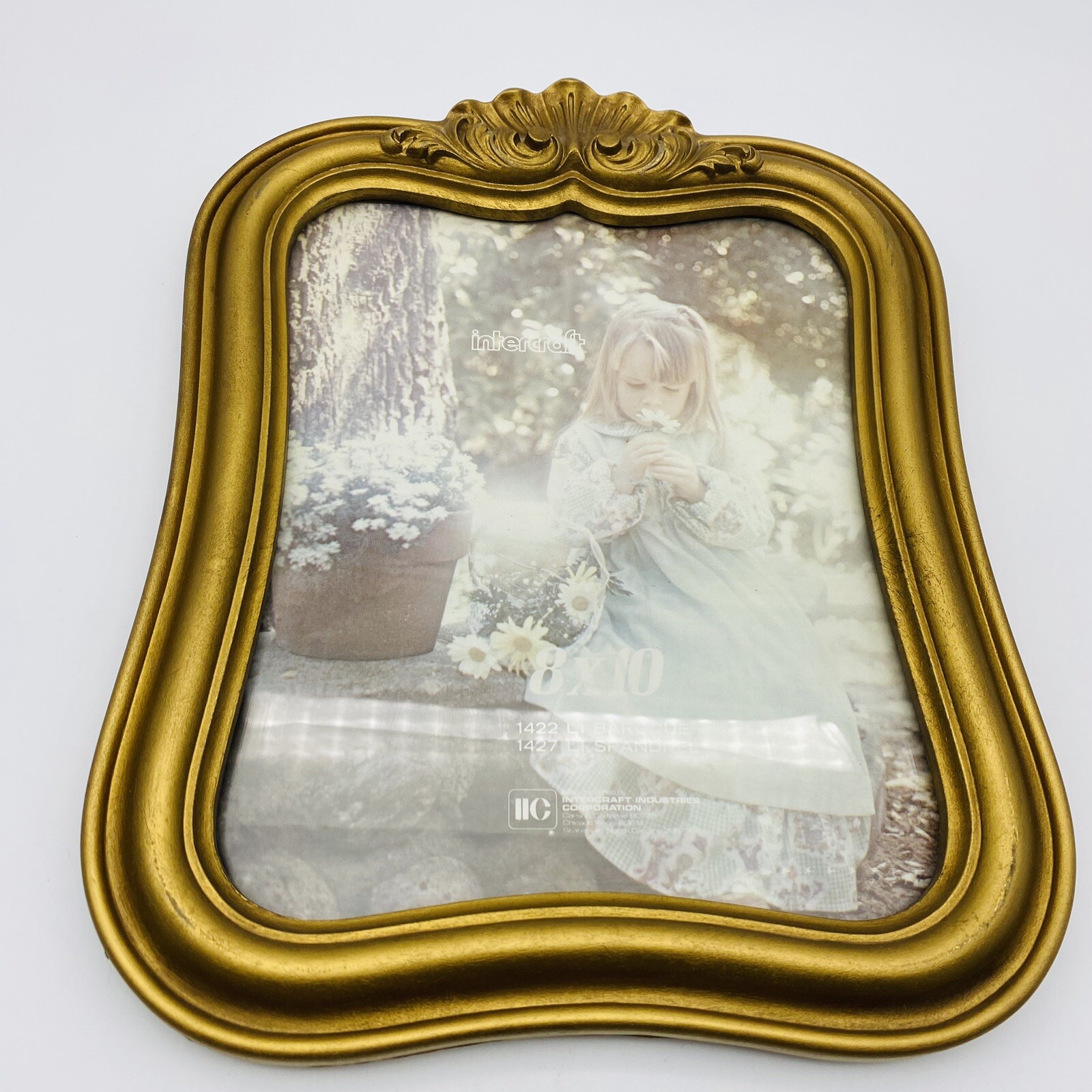 Vintage Bronze Tone Rectangular Victorian style Picture Frames Set 3
