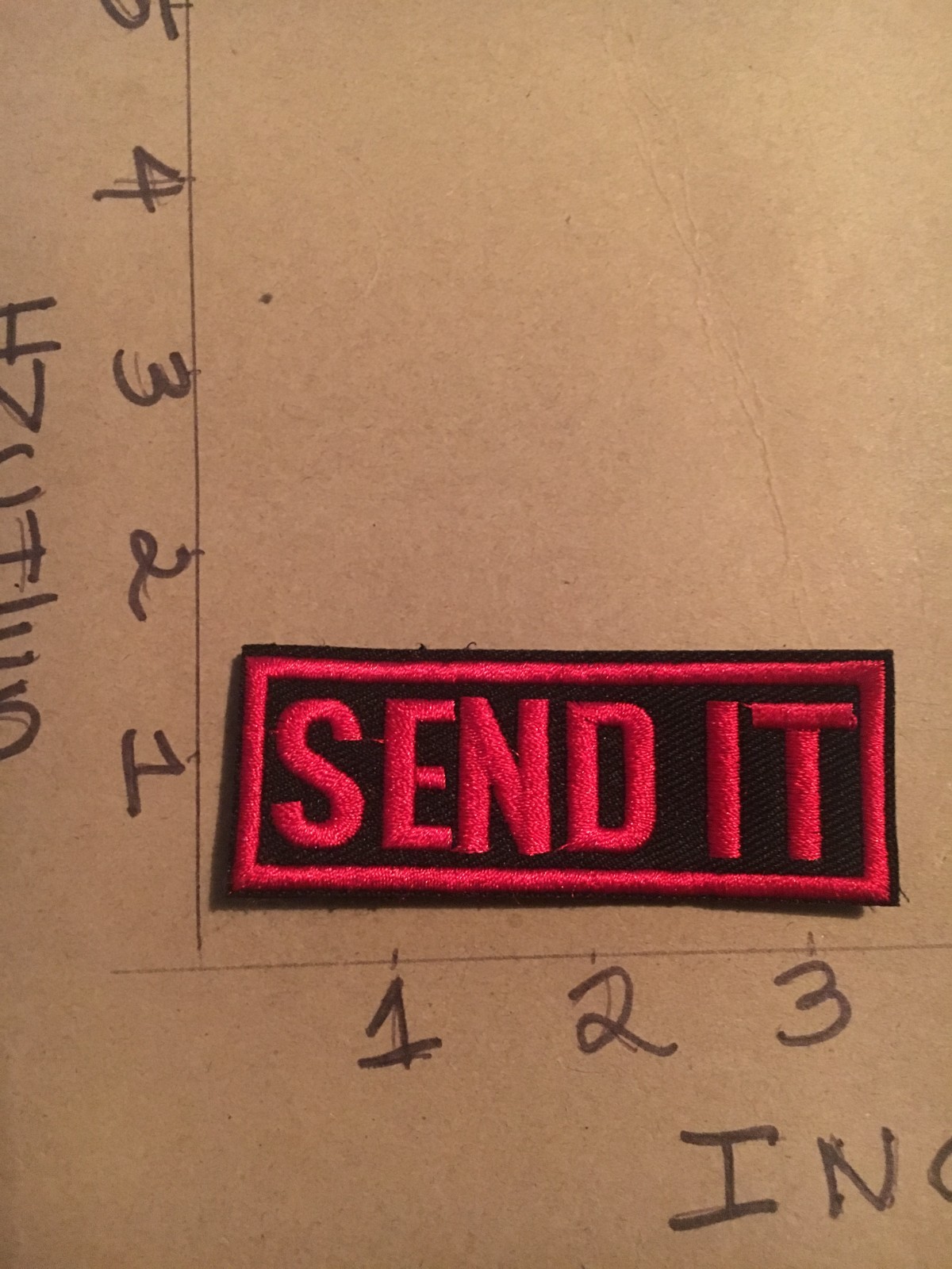 Send It morale patch hook & loop back 6/23/26