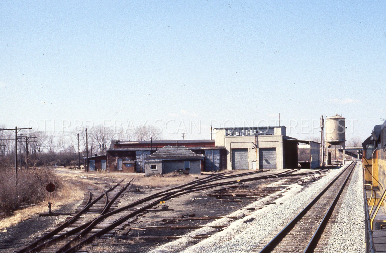 MZ1 ORIGINAL SLIDE C&O CHESSIE SYSTEM PARSONS YARD COLUMBUS OH OHIO
