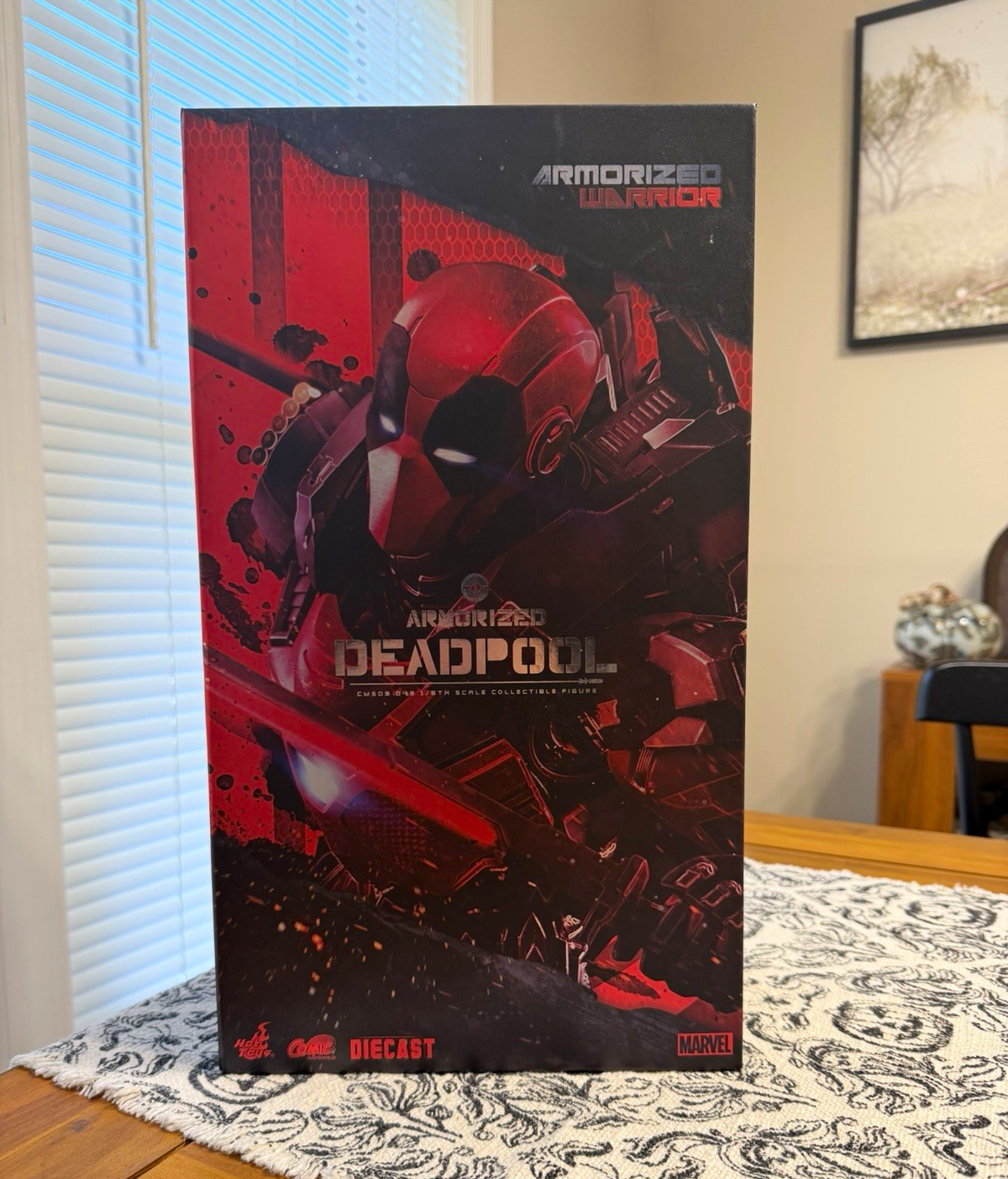 Hot Toys Deadpool Armored Diecast Figure Marvel Comic Book Heroes Boxed