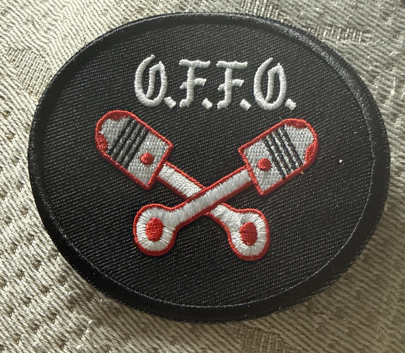 OUTLAWS FOREVER FOREVER OUTLAWS 3.5” EMBROIDERED MC PATCH USA SHIPPING