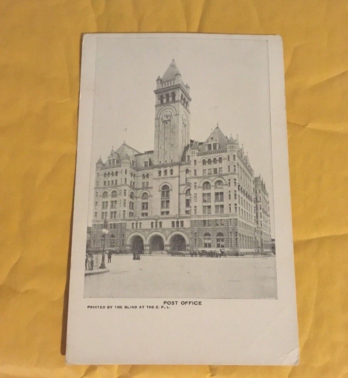 PRIVATE MAILING CARD POSTCARD POST OFFICE UNPOSTED