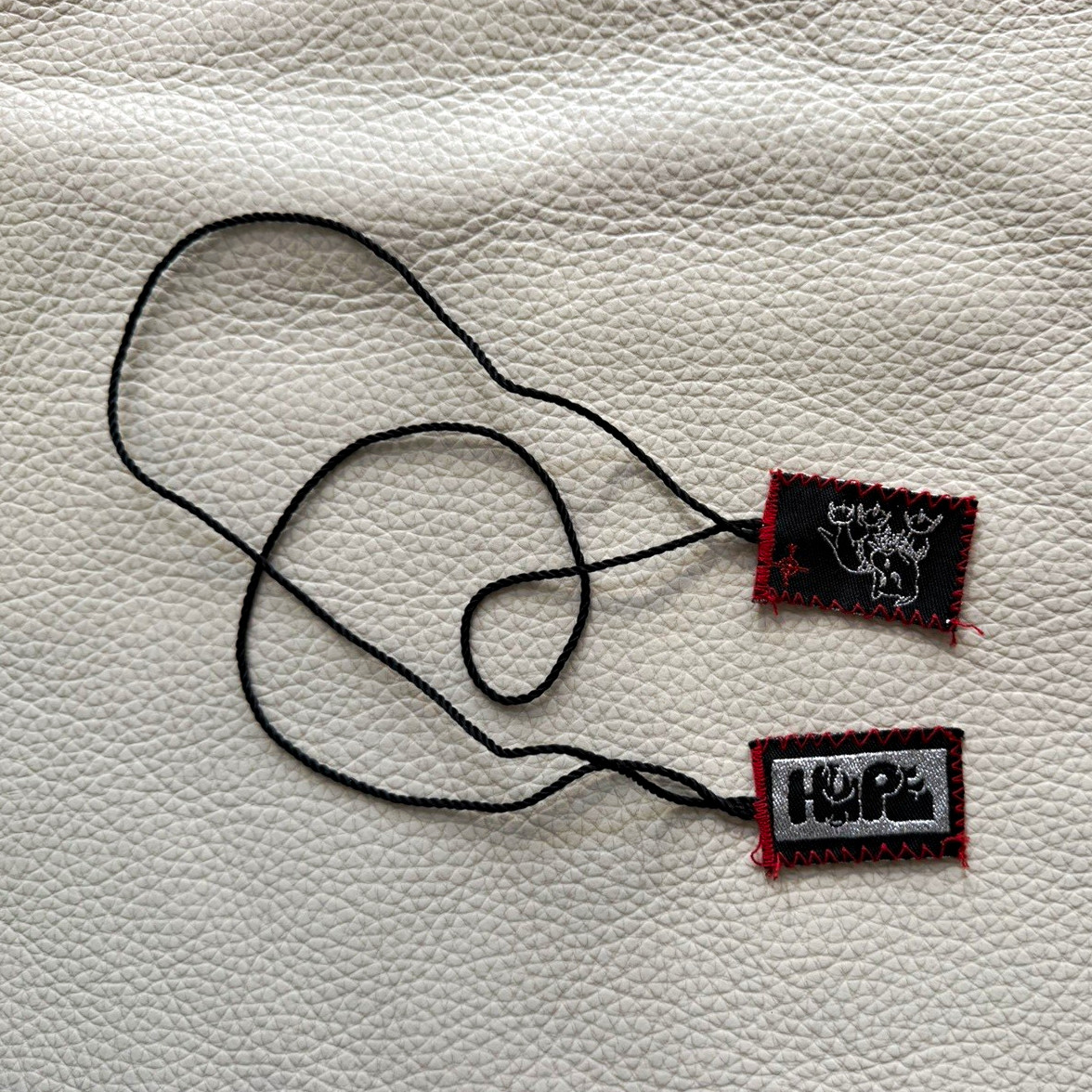 Chito Escapulario Black/Red Hope Necklace New 
