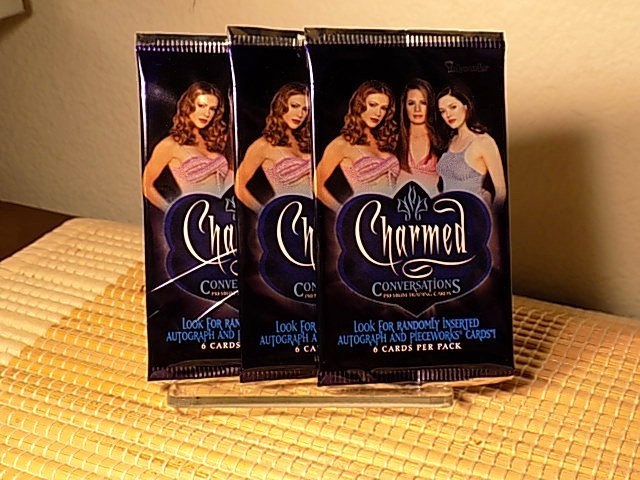 Lot of 3 Sealed 2005 Charmed Conversations Inkworks trading card packs
