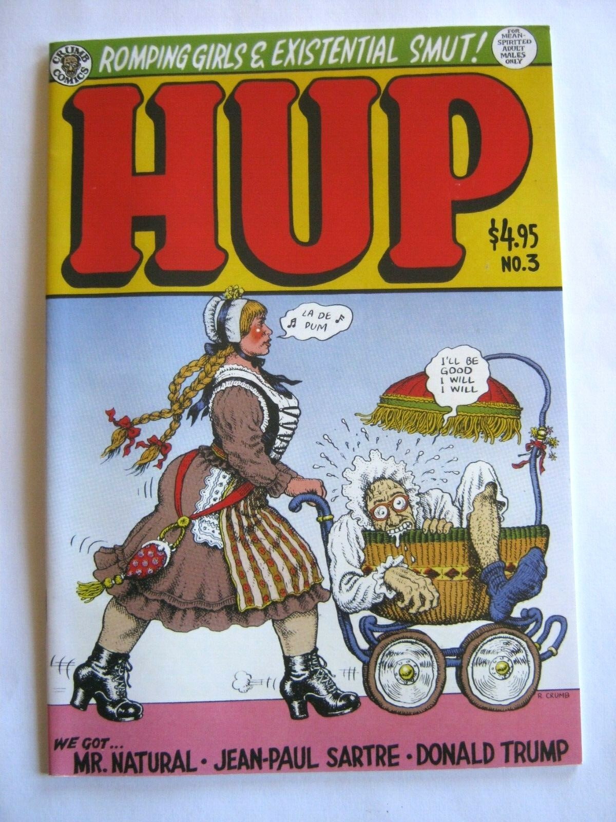 HUP #3 R Crumb comics Devil Girl VF/NM heavy archival stock 2014 B&B 