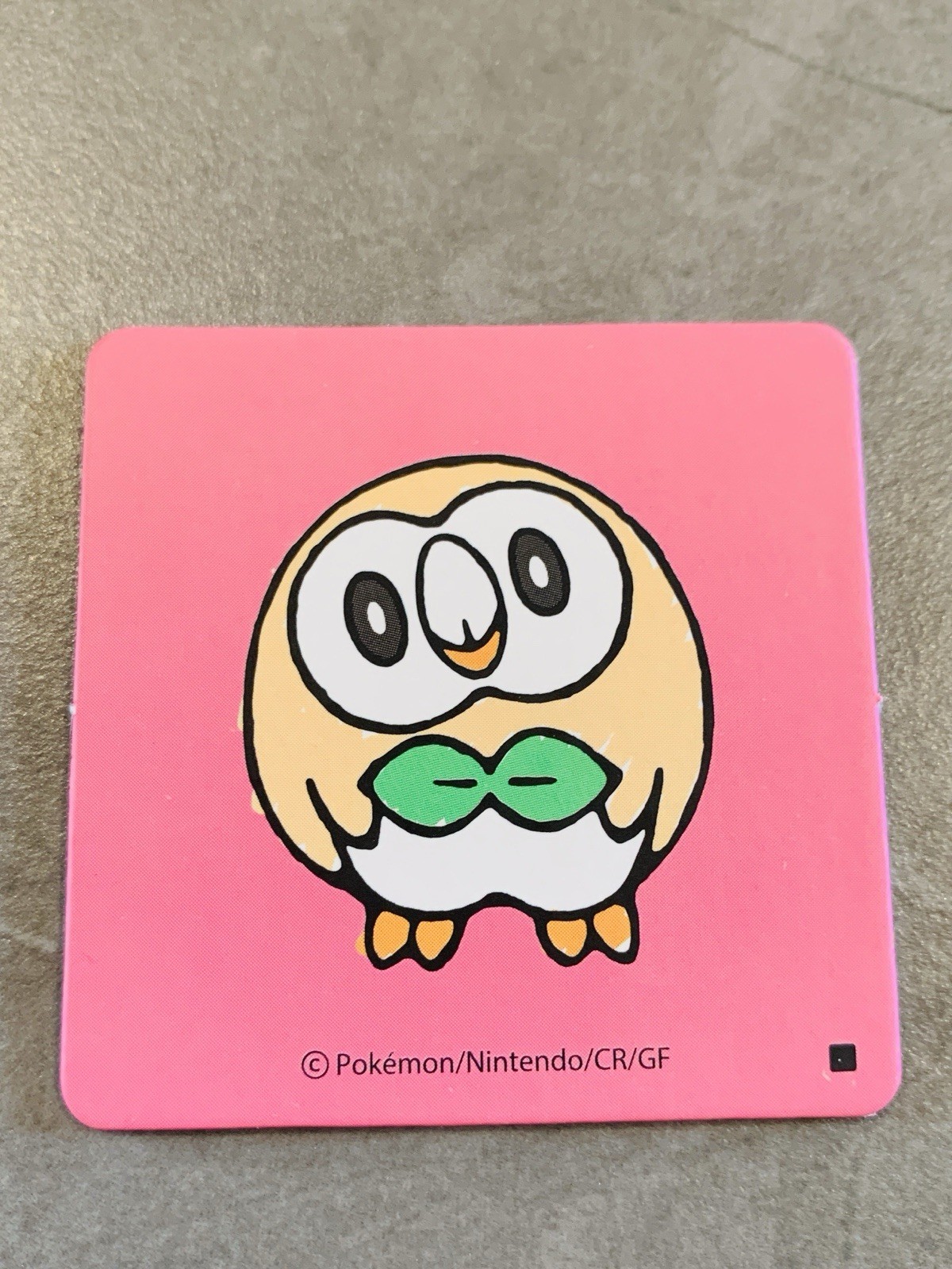 Rowlet  Oshawott Pokemon Mini Card Nintendo From Japan  5-14