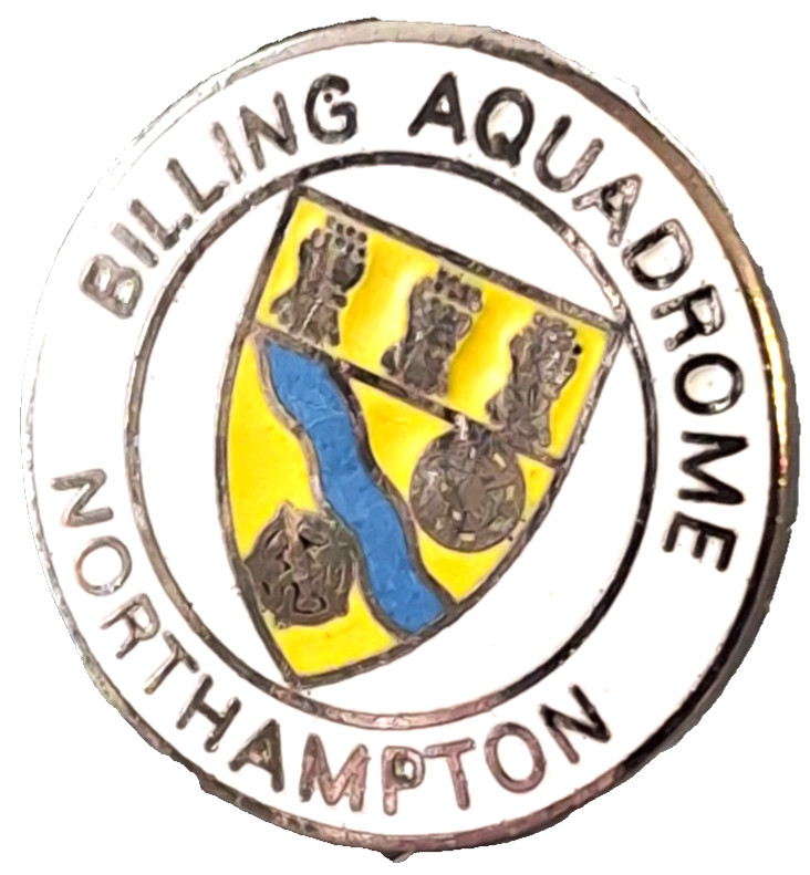 Billing Aquadrome Northampton Small Pin Badge Northamptonshire