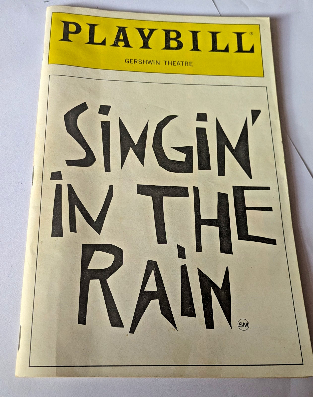 Vintage 1985 Singin' in the Rain Broadway Playbill Gershwin Theatre Vol 3 No 10