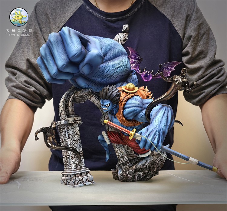 TH Studios One Piece Nightmare Monkey D Luffy Resin Model In Stock POP Scale