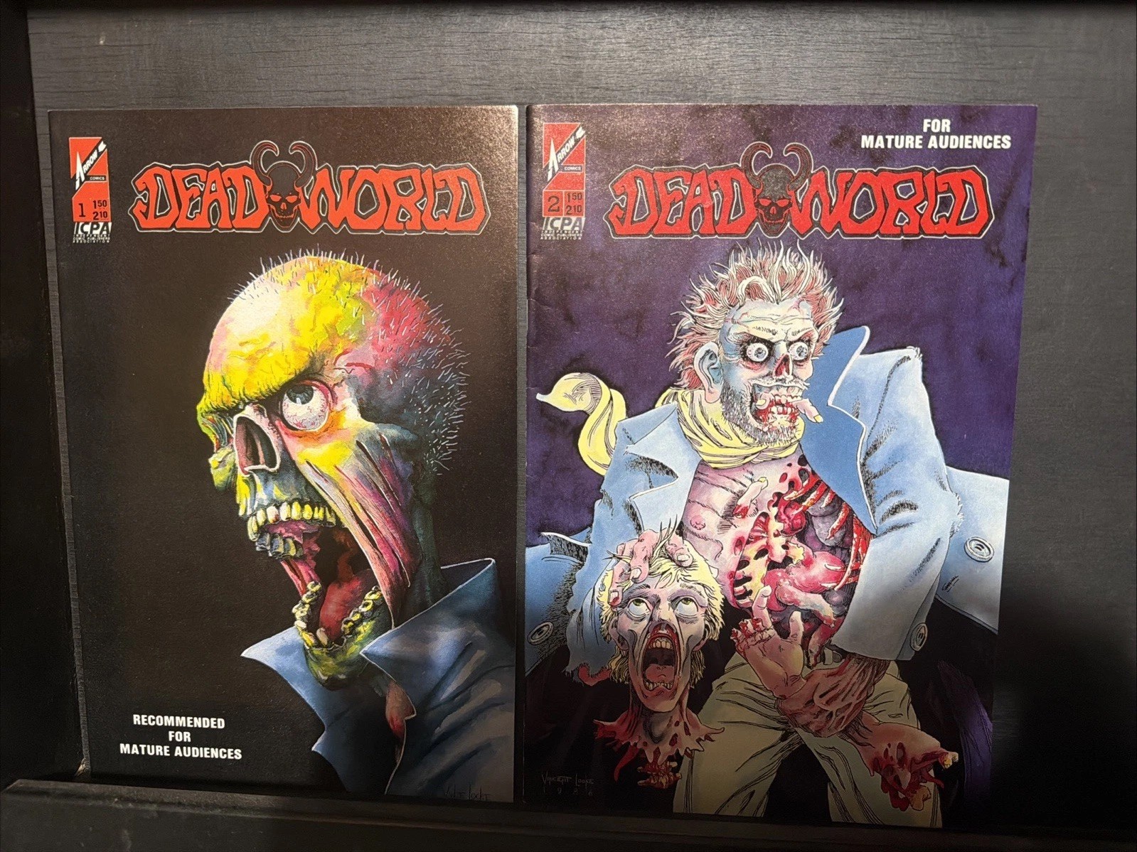 DEADWORLD Vol. 1. Books #1 and #2 1986, 1987 Arrow Comics