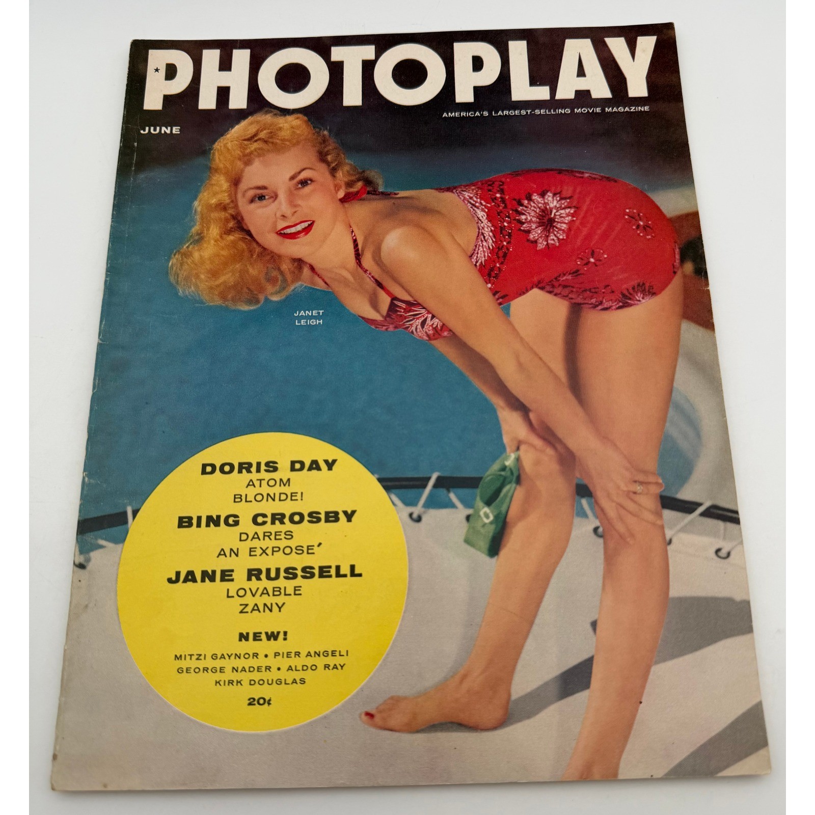 Vintage Photoplay Magazine June 1955 Janet Leigh Doris Day Bing Crosby CB137