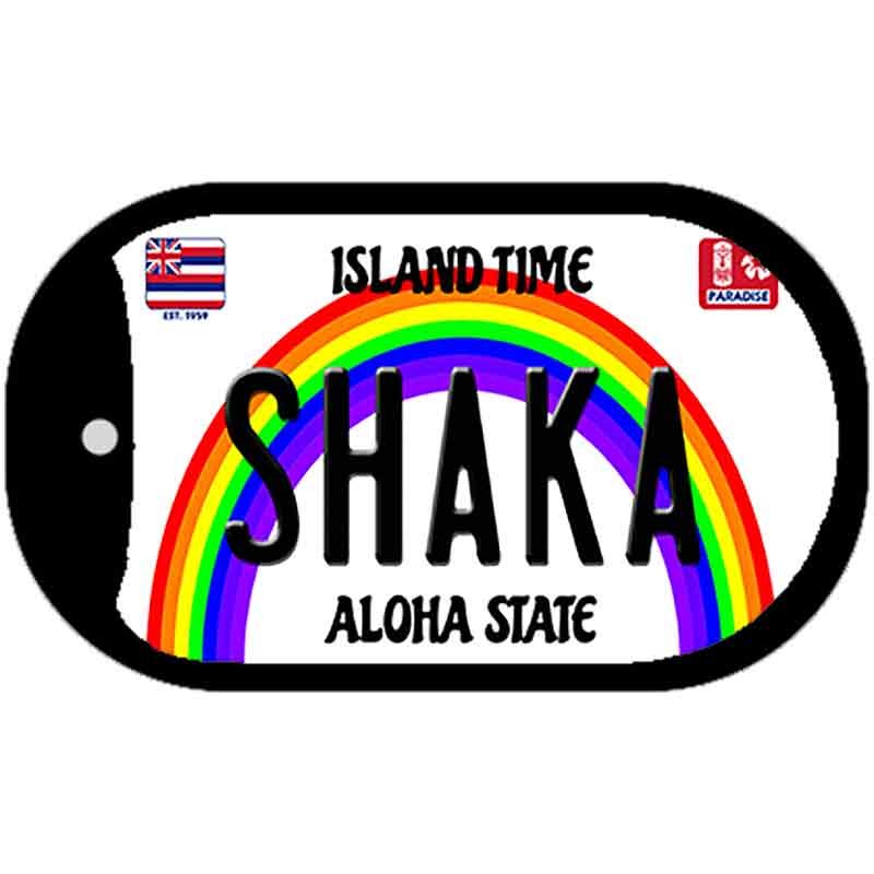 Shaka Novelty Metal Dog Tag Necklace 2\