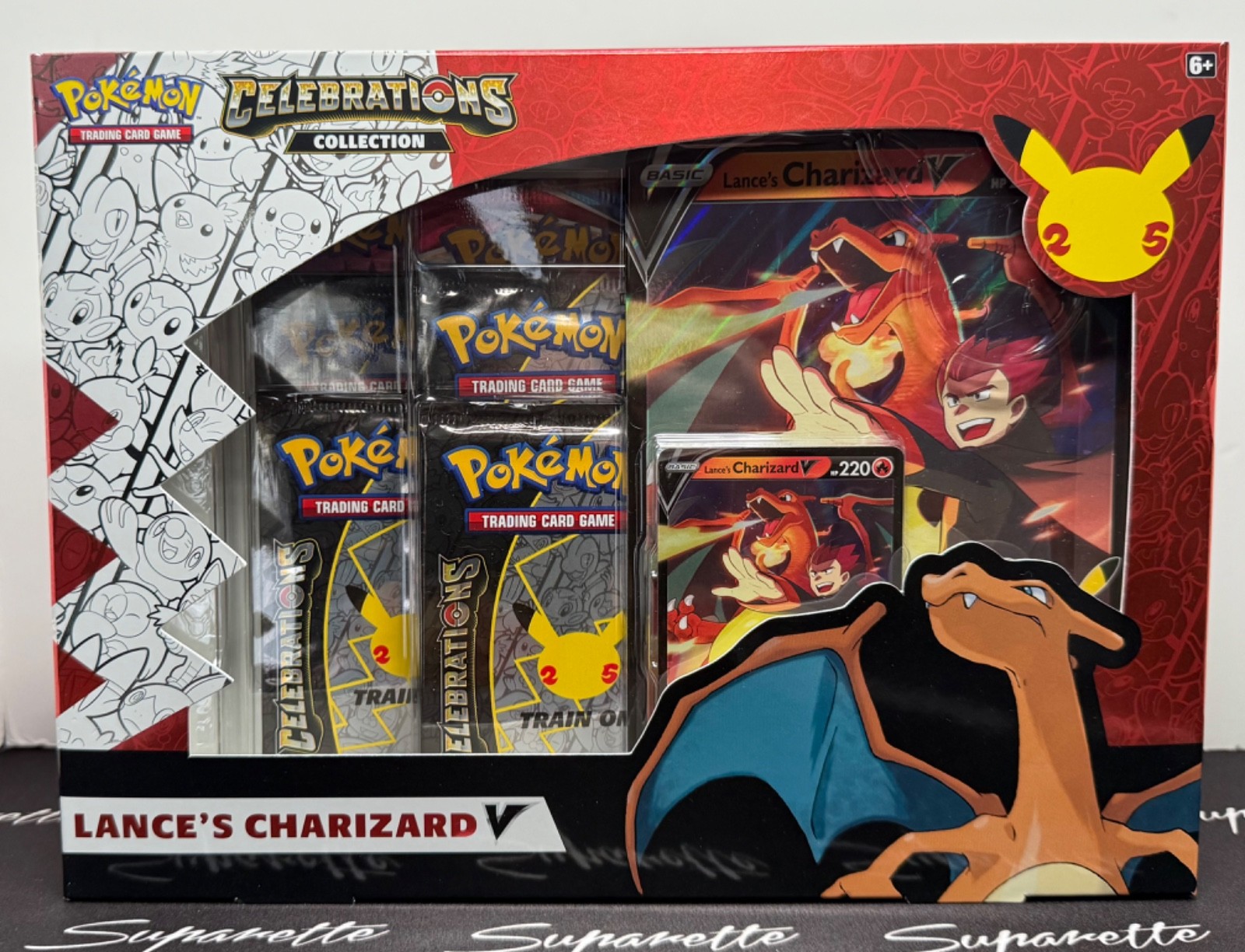 Pokemon Celebration's Lance's Charizard V Collection Box