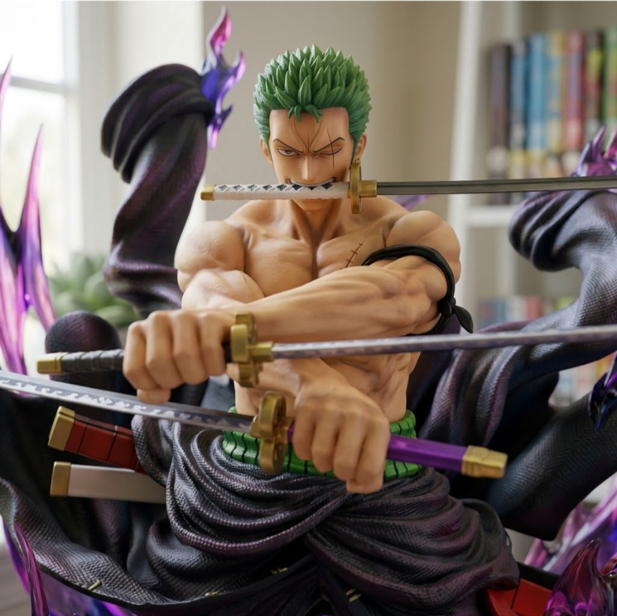 Zoro Roronoa Santoryu Oni Giri One Piece Collectible Figure