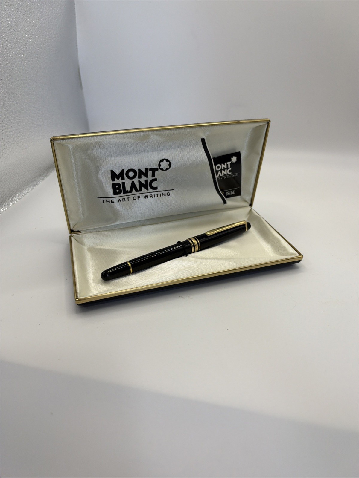 Montblanc Meisterstuck 4810 585 14K Nib Fountain Pen Nib & Case Pre-owned 