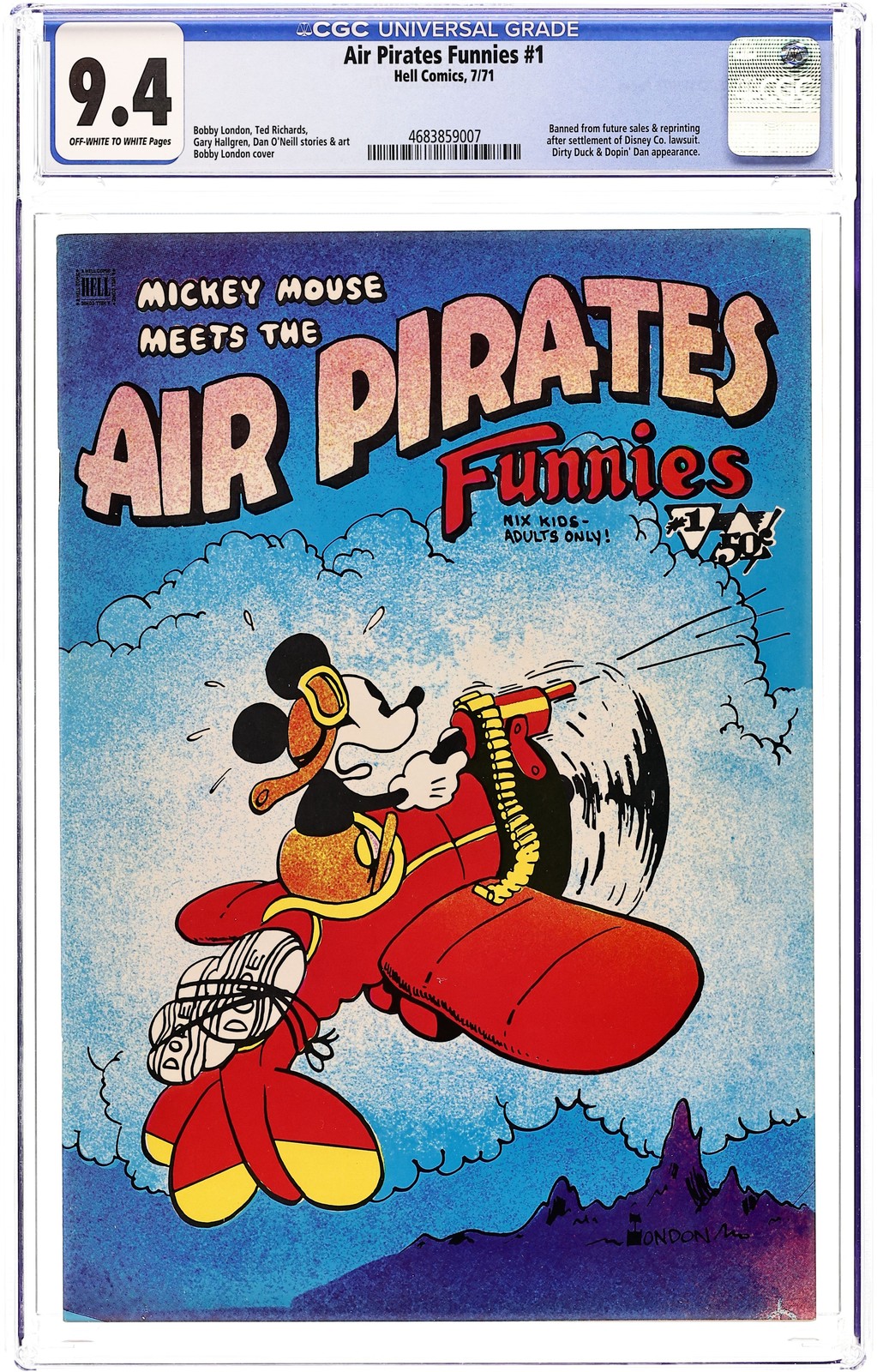 Air Pirates Funnies #1 CGC 9.4 1971 4683859007