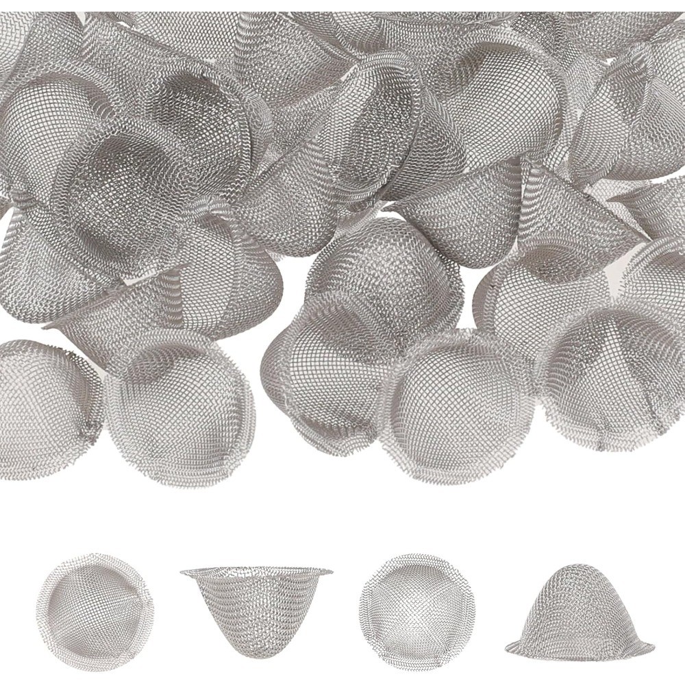 40 Pieces 3/4 Inch Bowl Screens s, Stainless Steel Mesh Clean Screens with