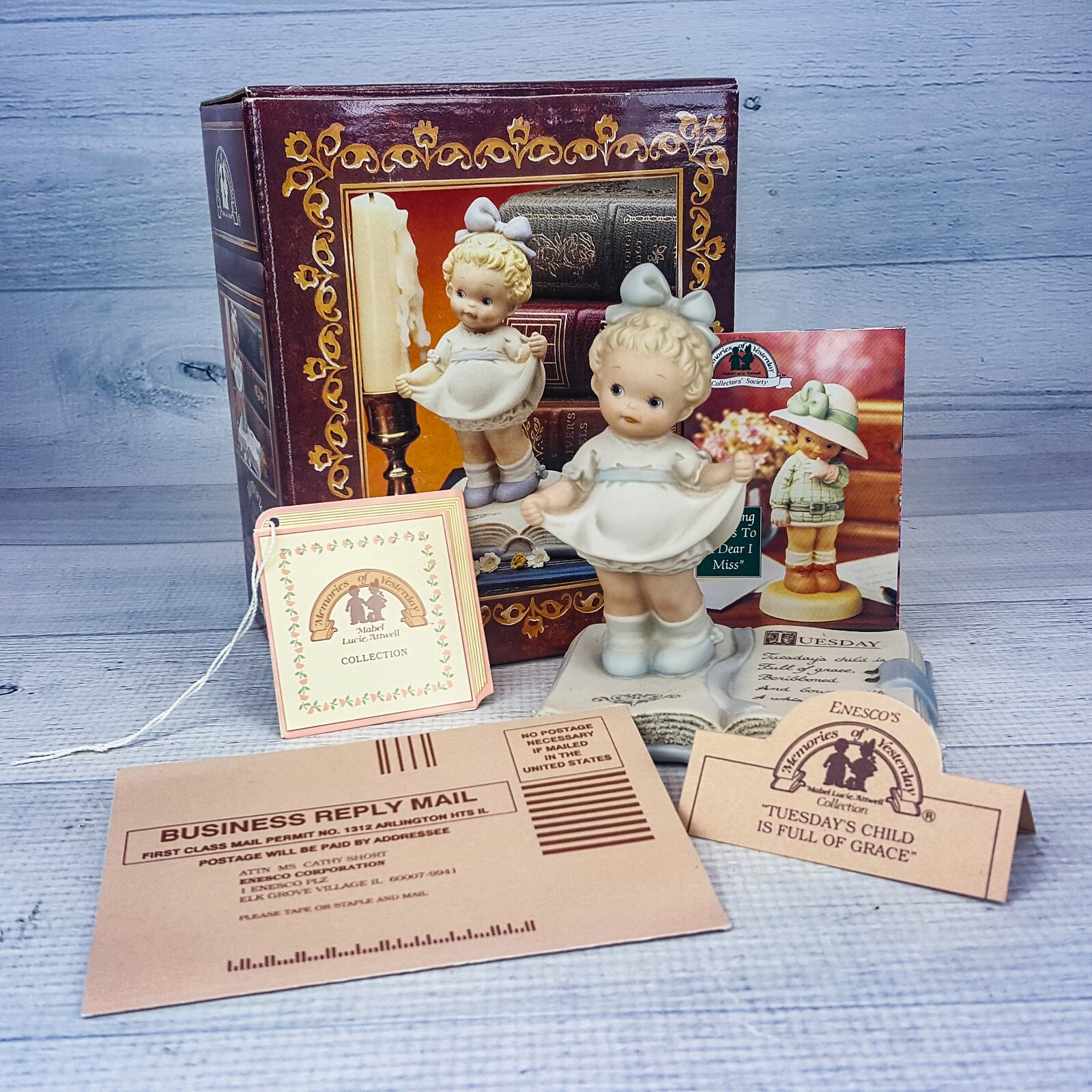 Vintage Enesco Memories of Yesterday Special Day Tuesdays Child 4