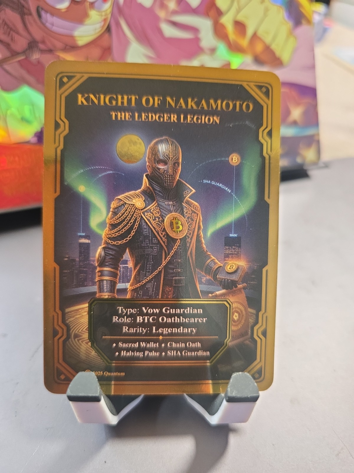 2025 Quantum TCG Legendary Knight of Nakamoto Gold Border