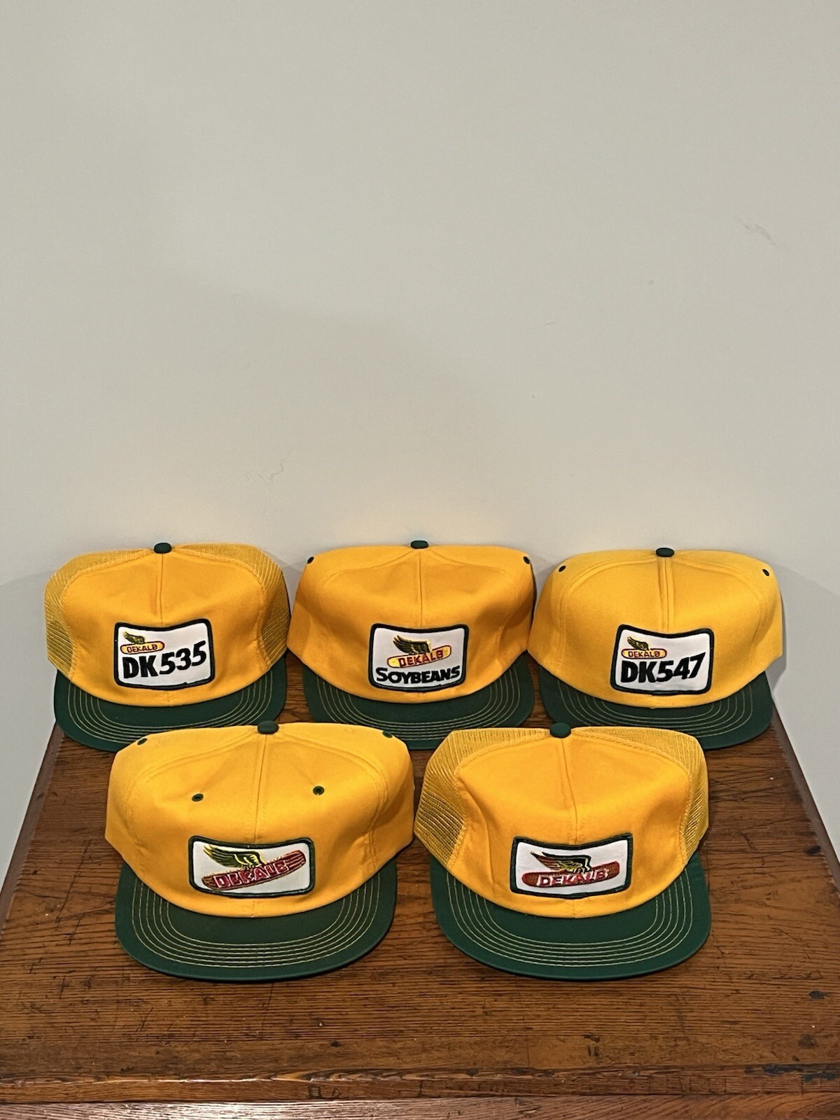 Vintage Dekalb Seed Hats 5 Pack