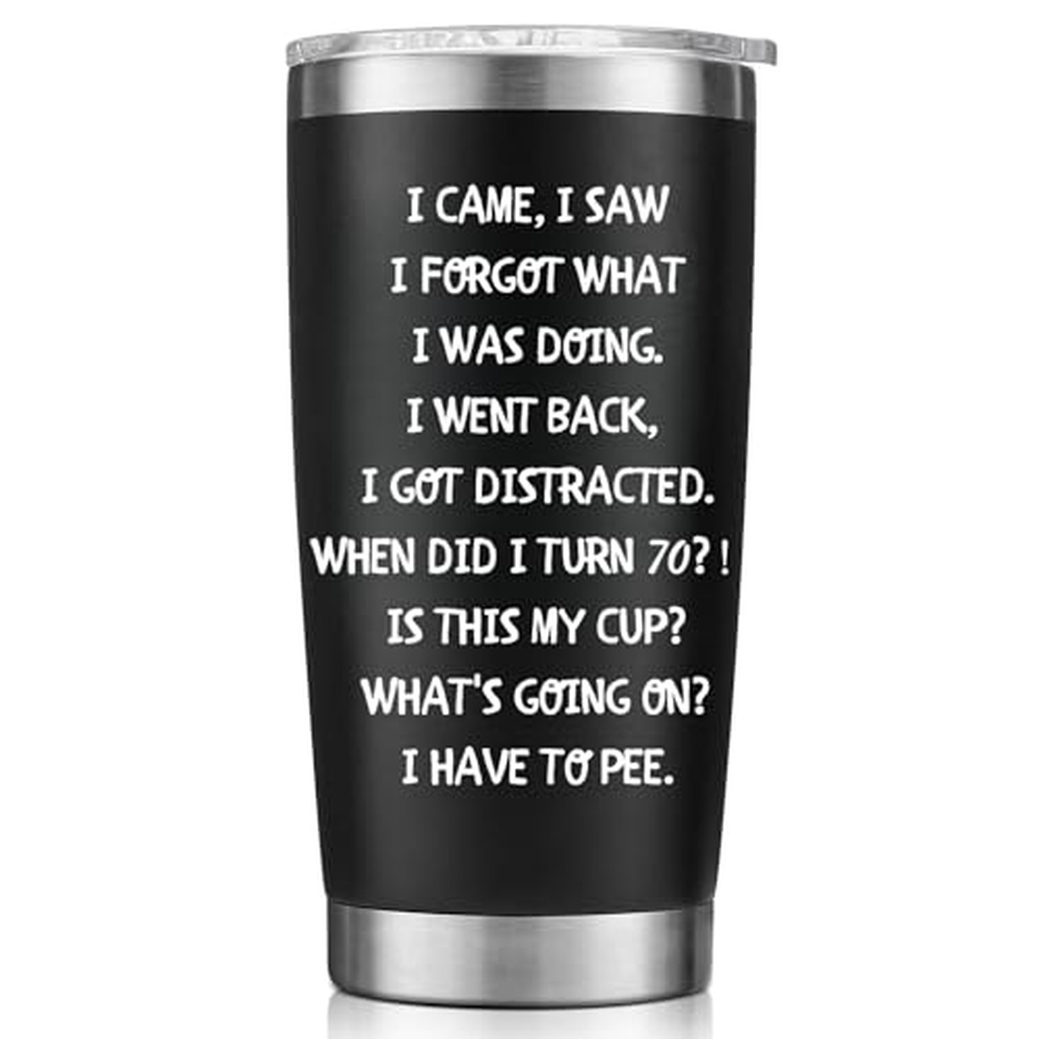 70th Birthday Gifts For Men Women-20 OZ Tumbler 70th