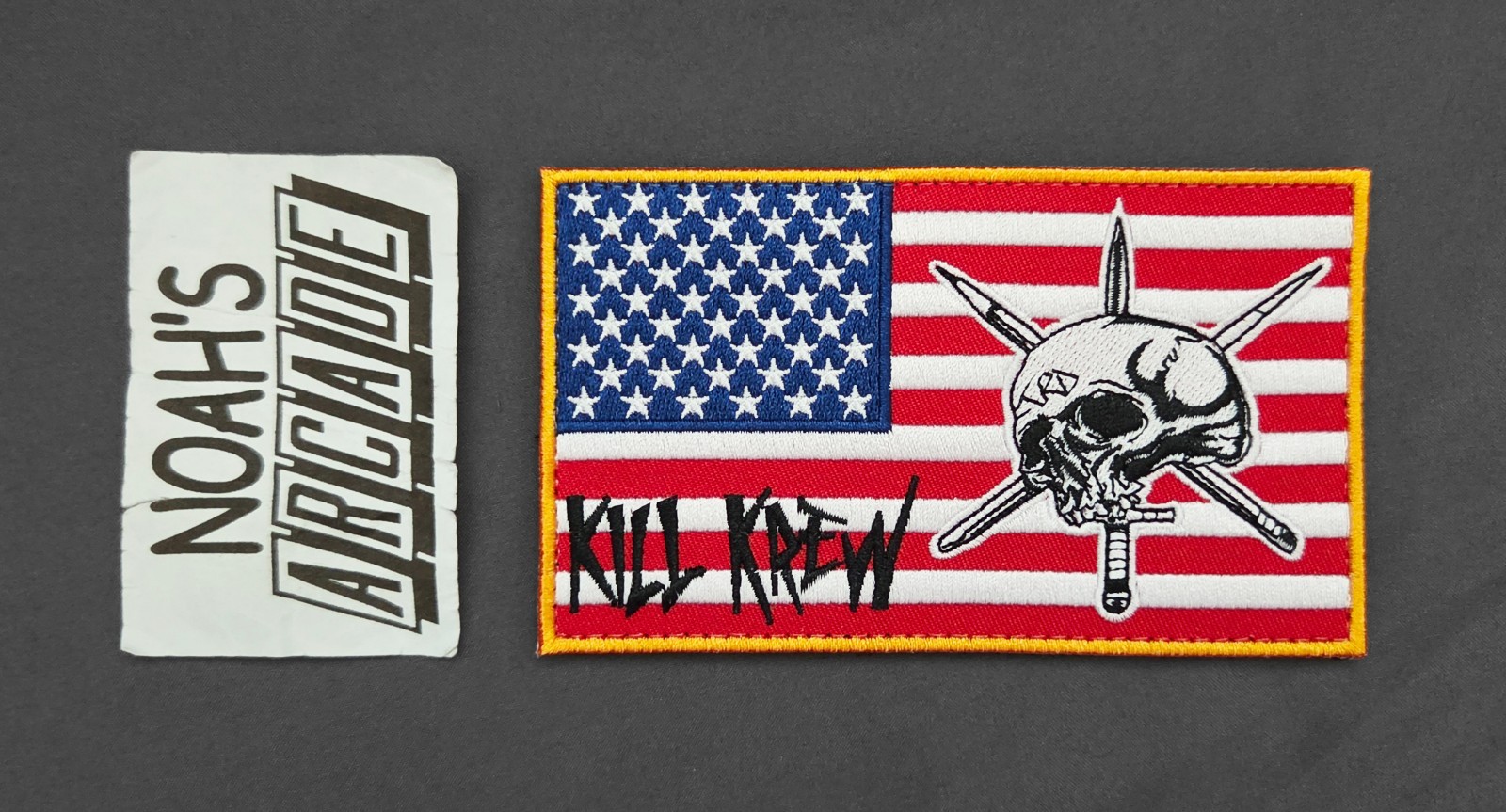 Authentic Team Room Design KILL KREW Flag XL Patch FORWARD OBSERVATIONS GROUP