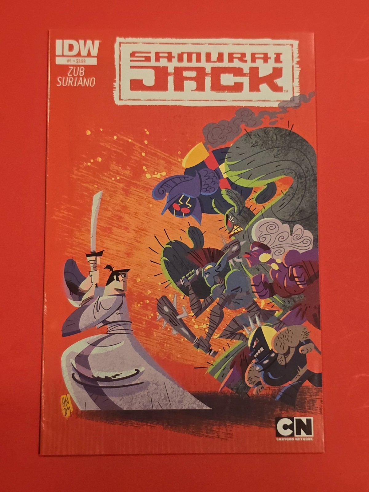 Samurai Jack #1 2013 IDW Jim Zub Andy Suriano Cover A Cartoon Network