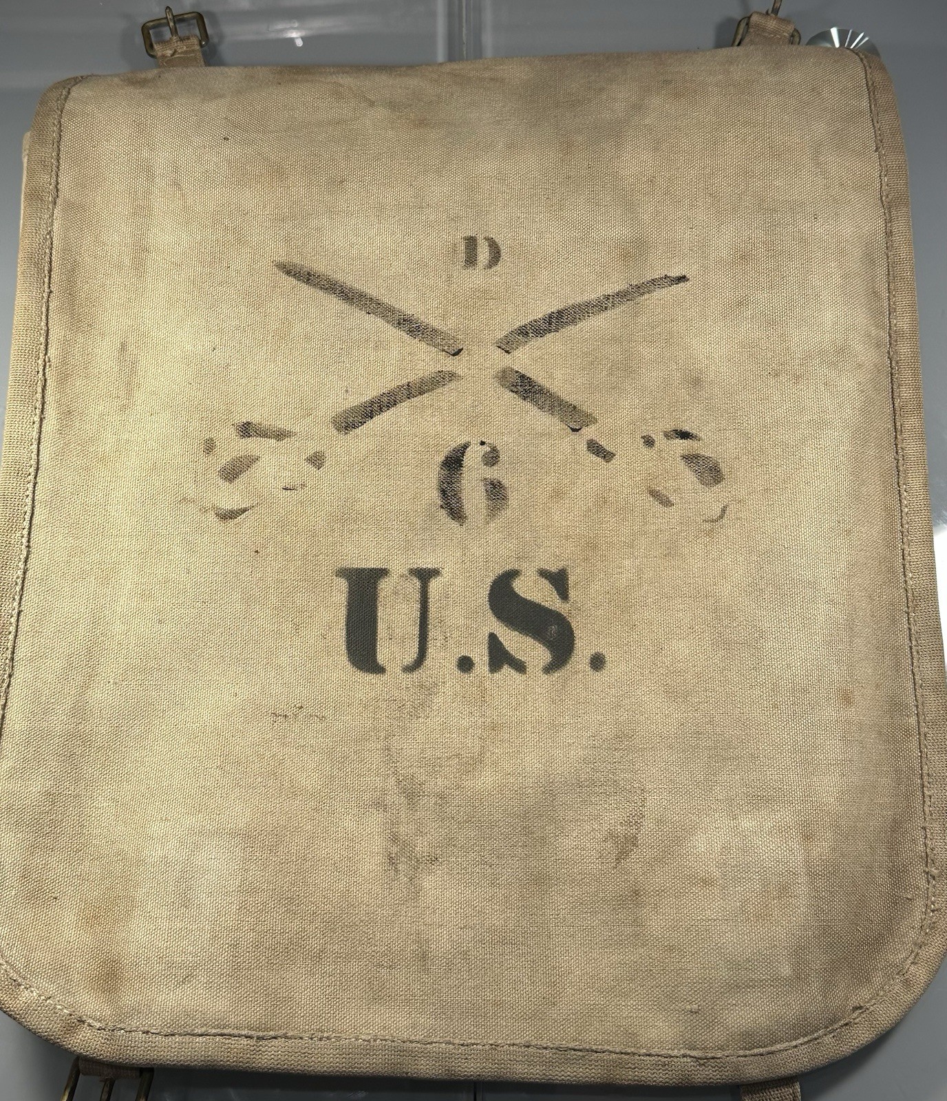 M1878 6th Cavalry “D” Haversack/ Blanket Bag. Indian Wars & SPANAM Very Rare 👀