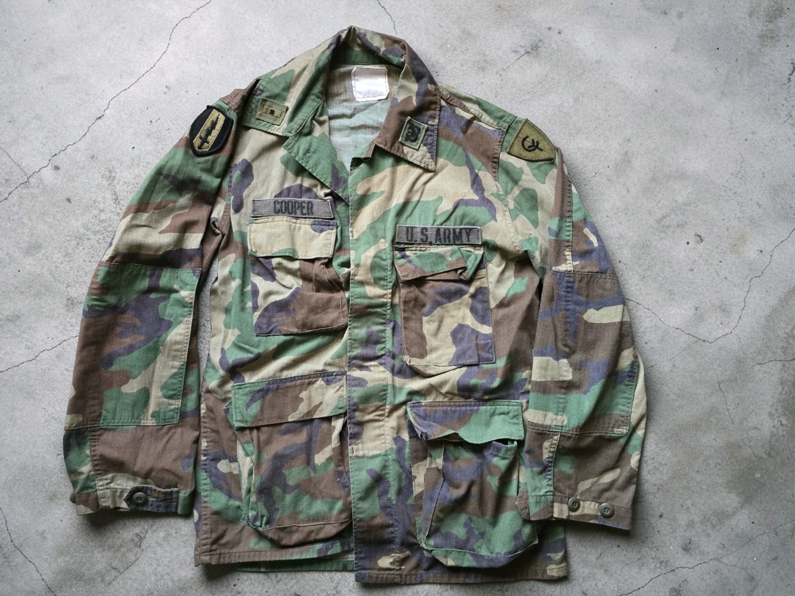 1981 Vintage U.S. Army Warrant Officer 1 (BDU) jacket