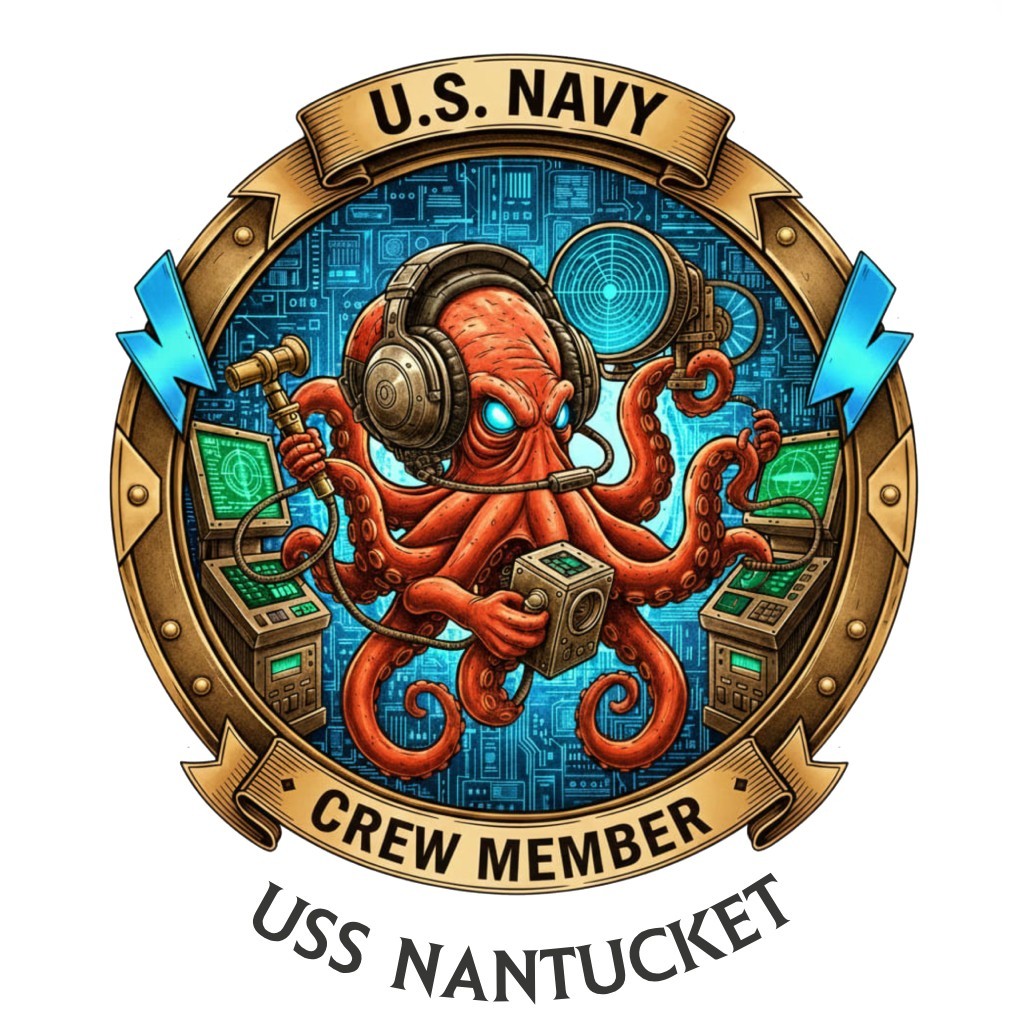 USS Nantucket Crew Member LCS Littoral Navy Veteran USN Gift 4\