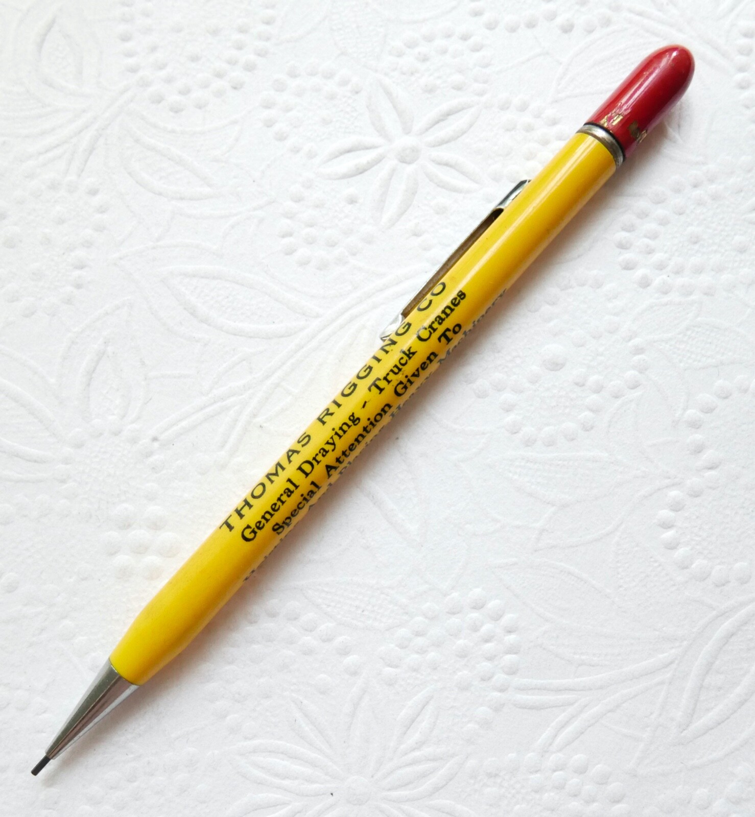 Vintage Thomas Rigging Co. Advertising  Mech Pencil Emeryville, California