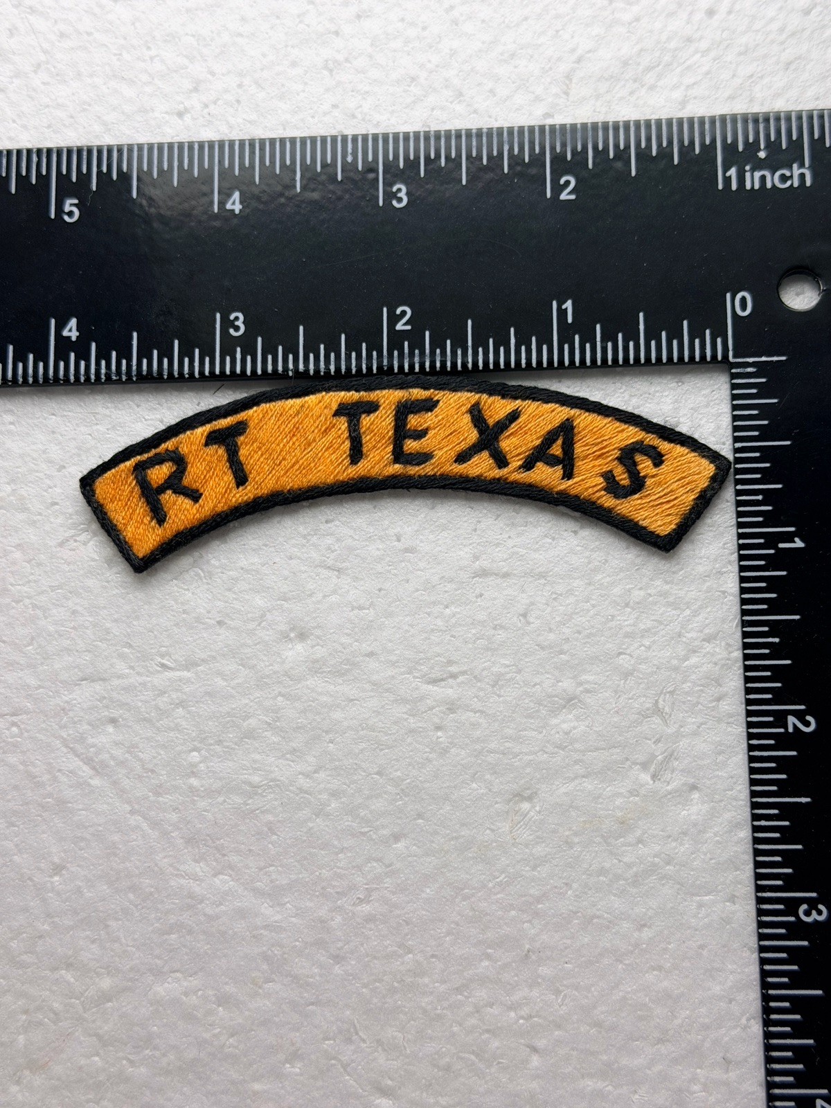 Authenticated MACV-SOG CCC RT TEXAS Patch Vietnam War Original SF Tab APCI-2117