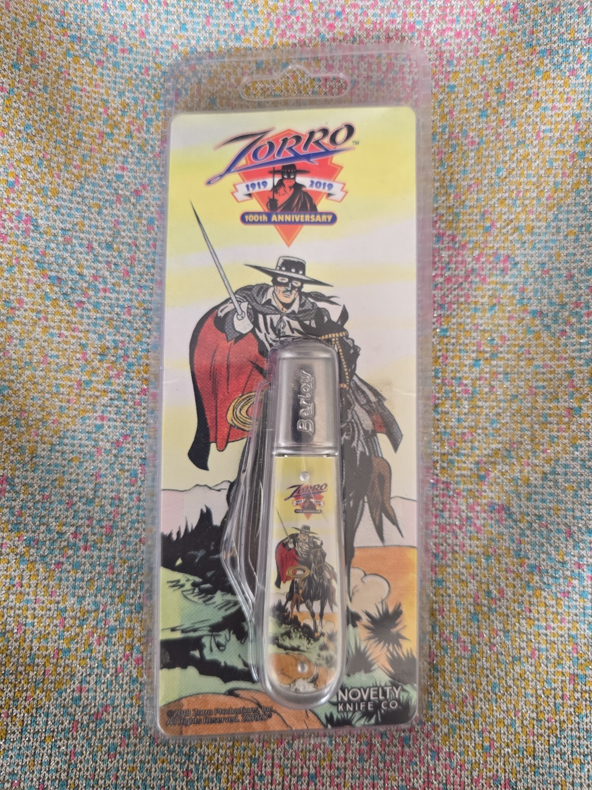 Zorro 100th Anniversary Barlow Novelty Knife Co. In Package