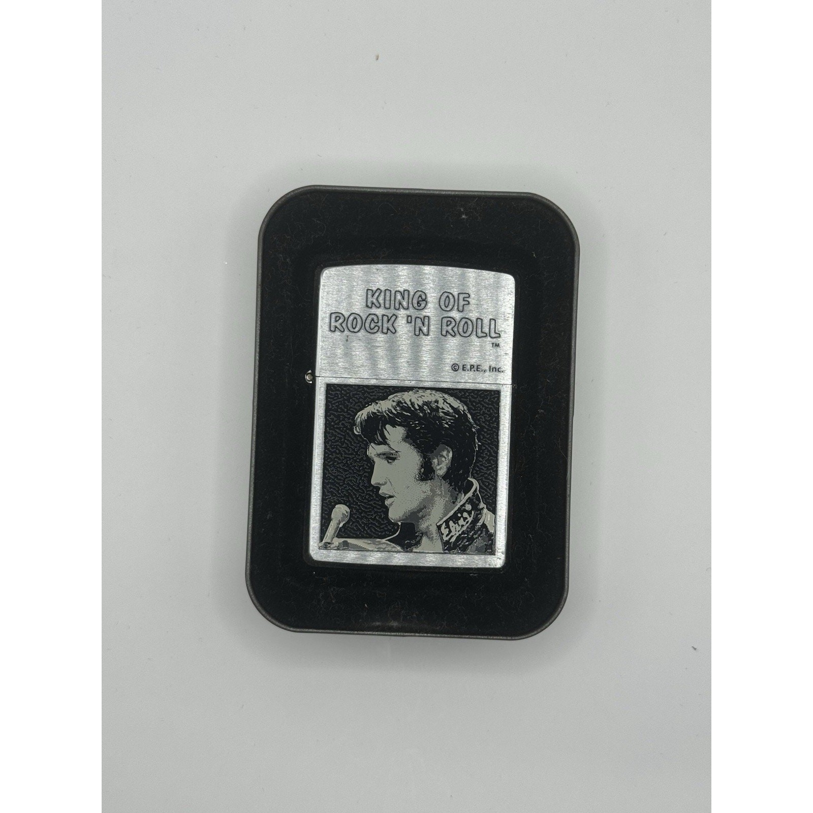 Elvis Presley - King of Rock \'N Roll Windproof Lighter New In Box