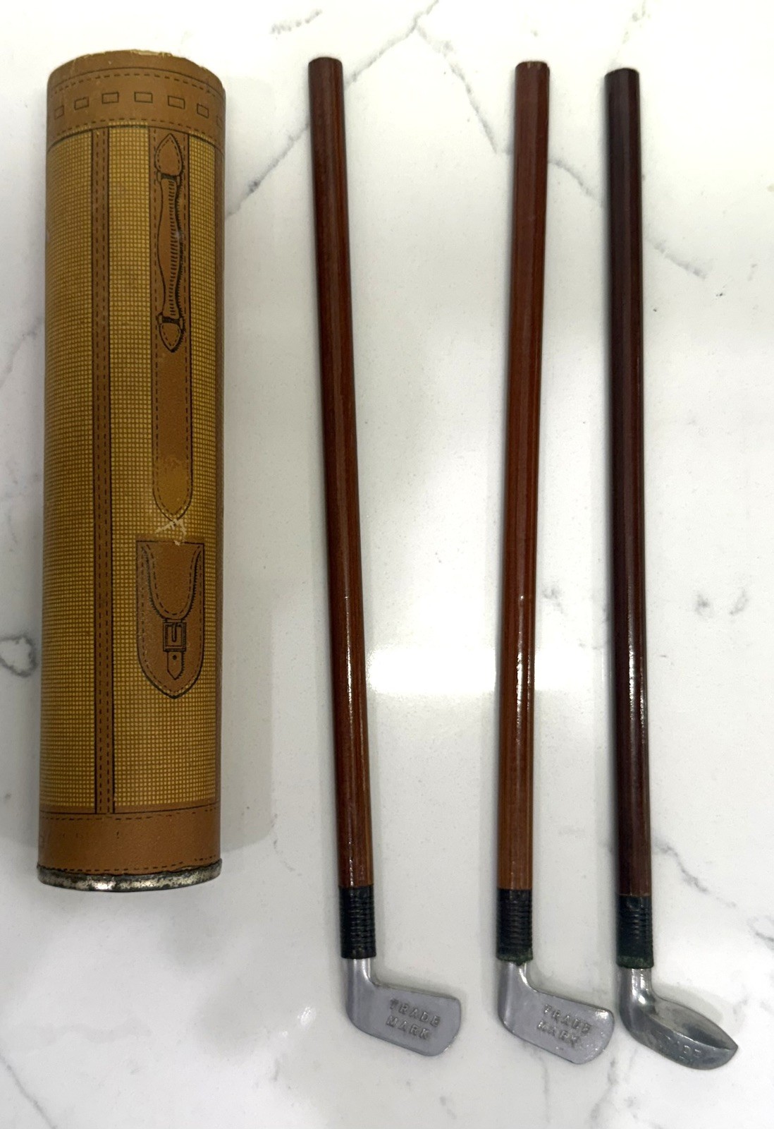 Vintage American Pencil Co. No. 1706 Golf Bag Pencil Set “400 Club Set”