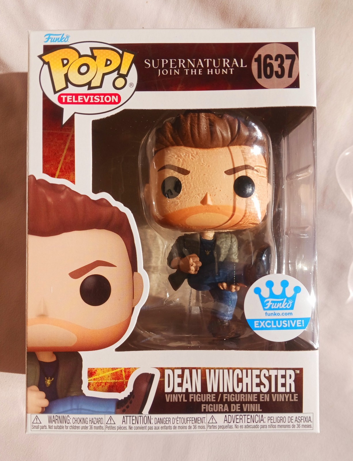 Funko Pop Television Supernatural Dean Winchester #1637 Funko Shop Exclusive 