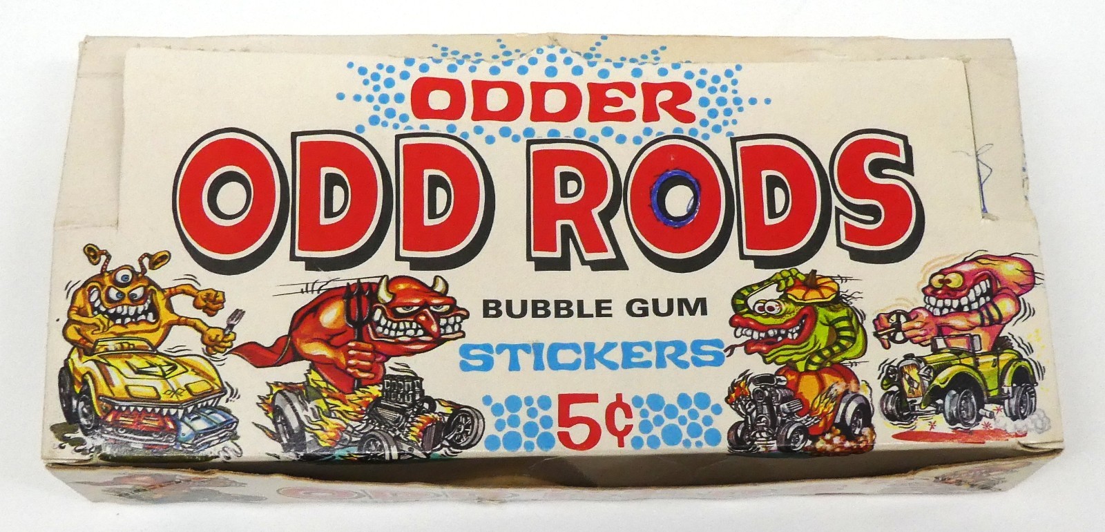 1970 Odder Odd Rods Display Box Rare Original, Donruss
