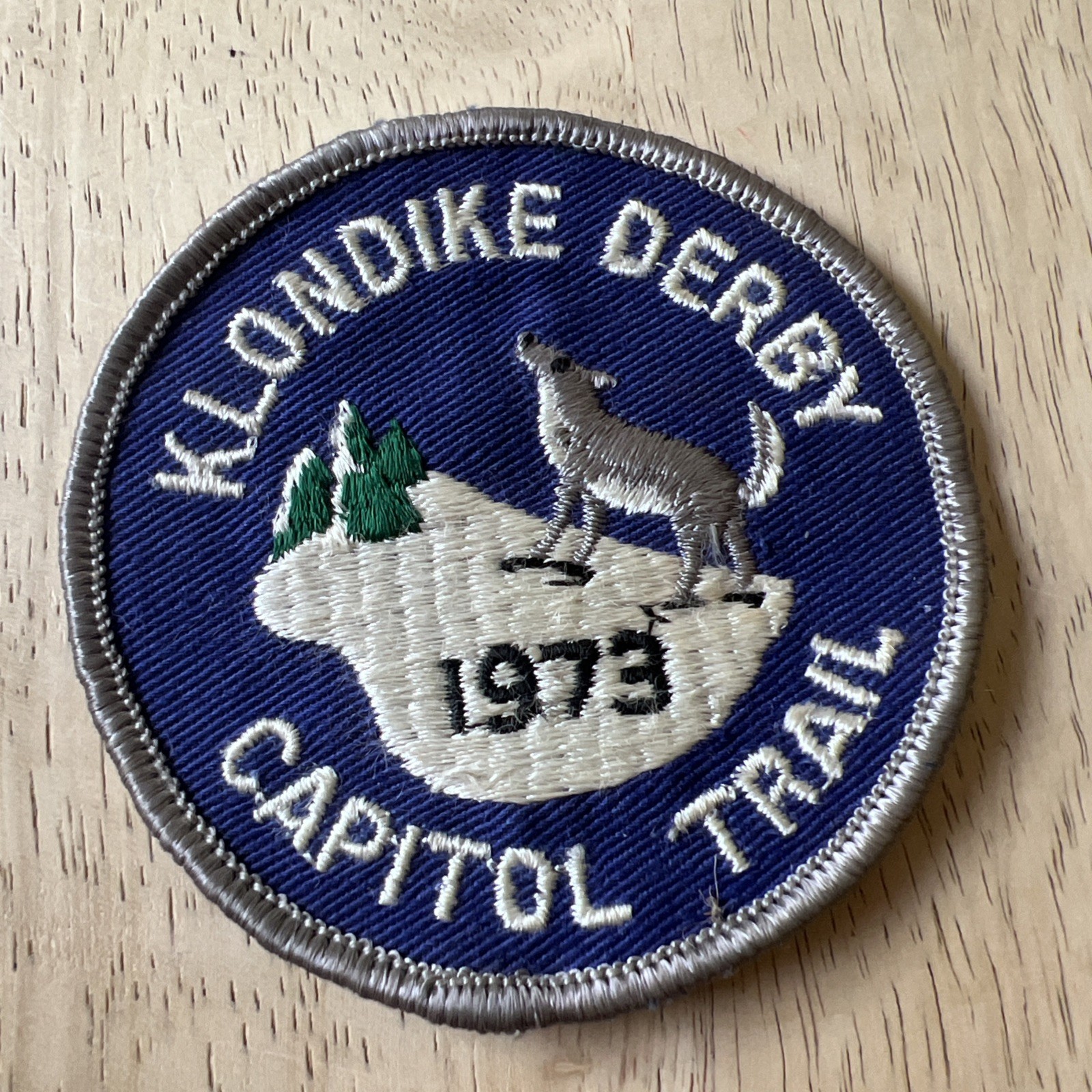 Vintage 1973 BSA Klondike Derby Capital Trail Patch