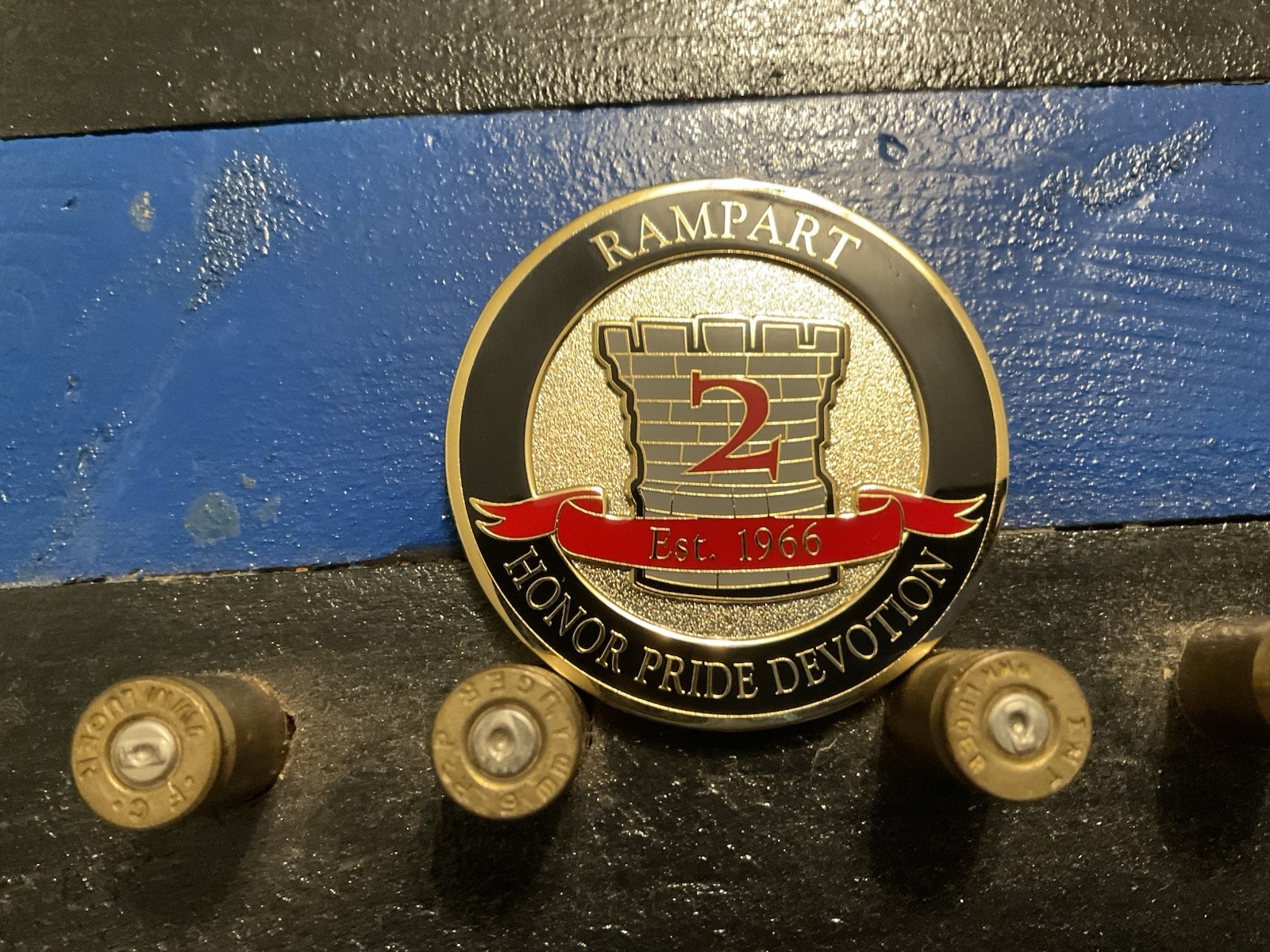 LAPD Rampart Division Challenge Coin 