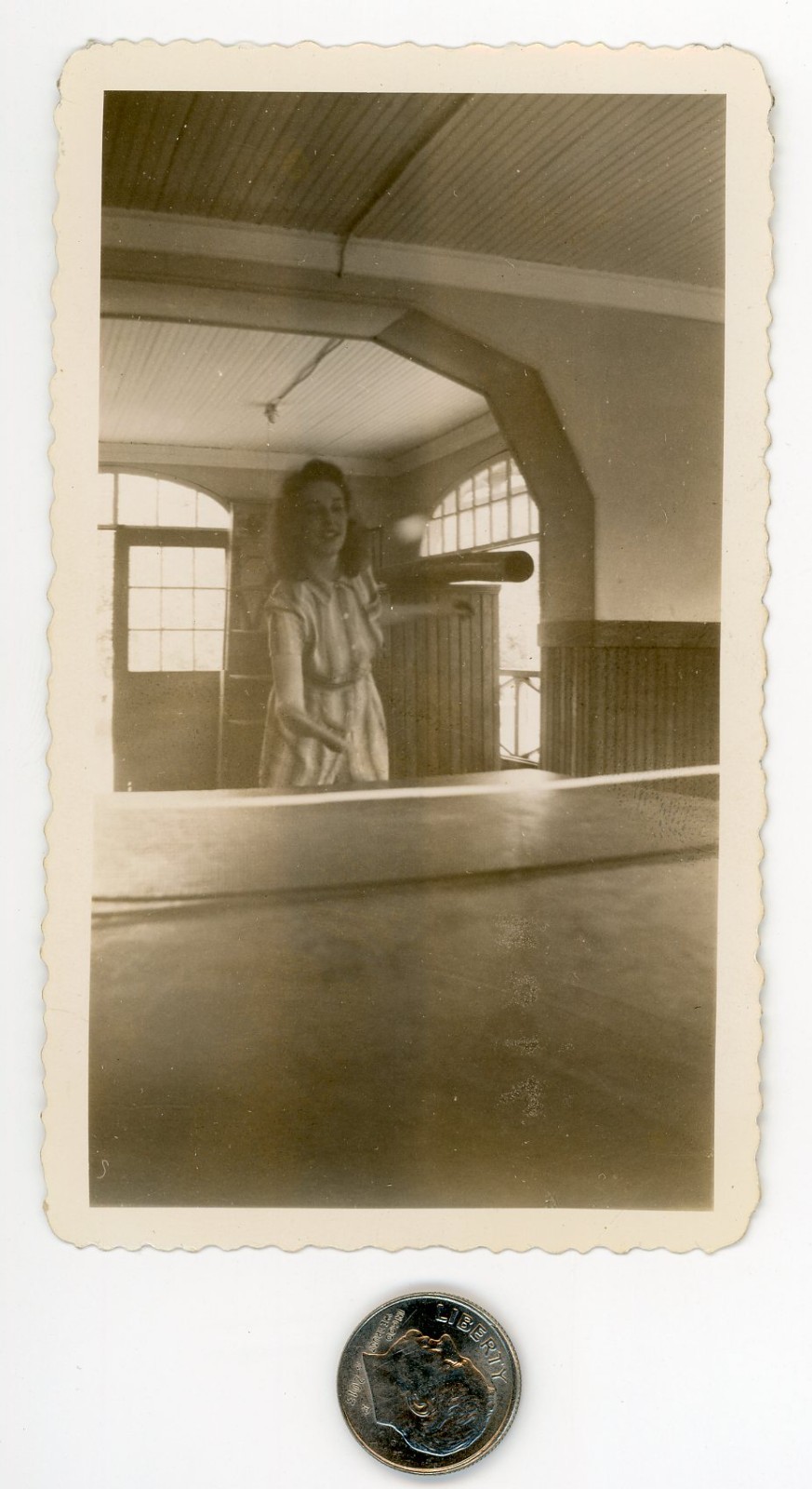 Old 1940s photo / GHOST of Disgraced PING PONG Champion Repeats Mistake Over & O