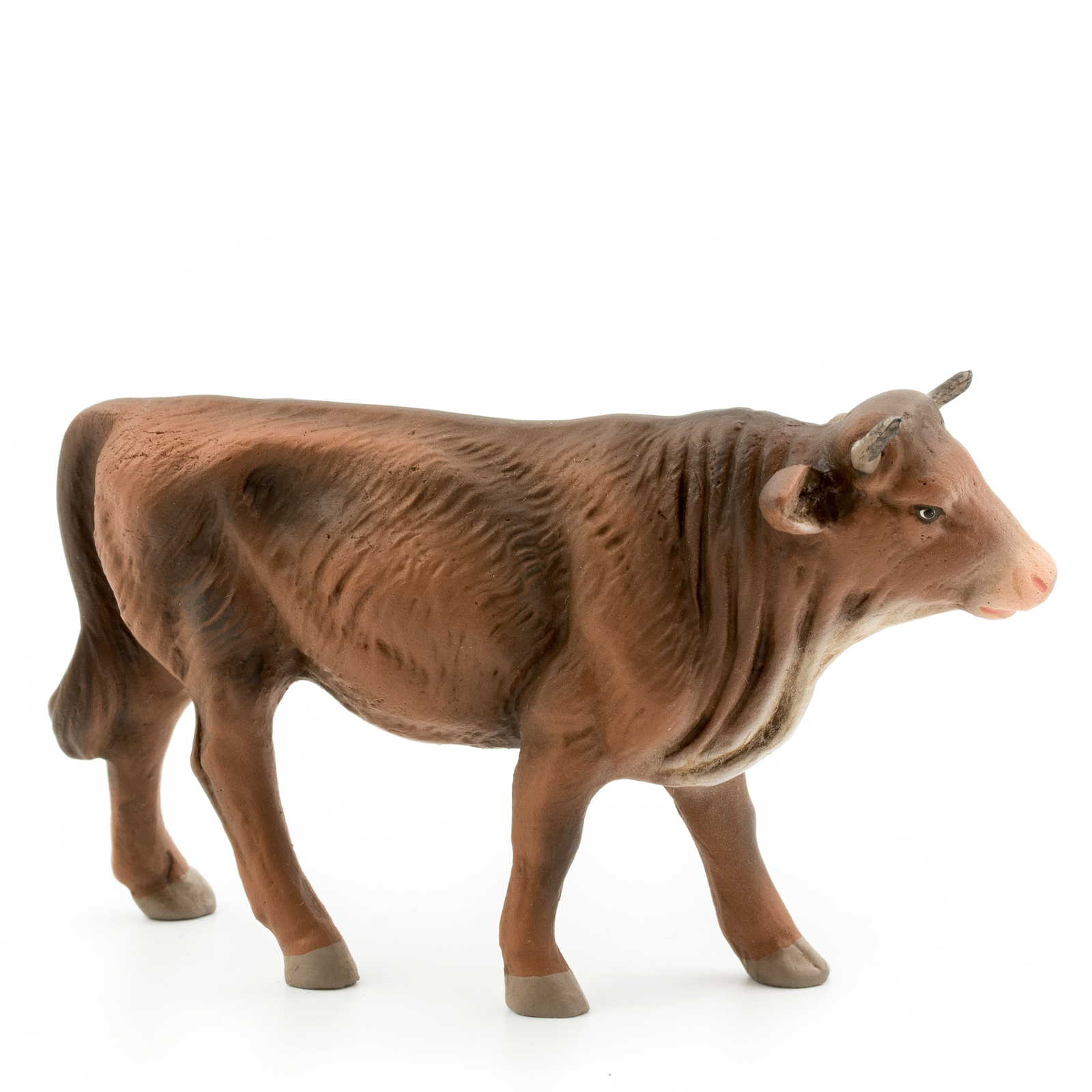 Marolin Paper Mache Brown Standing Ox 2.17
