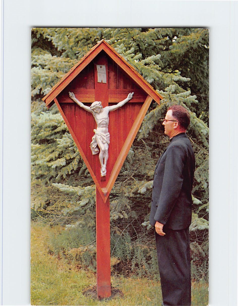 Postcard An outdoor Shrine Ellendale North Dakota USA